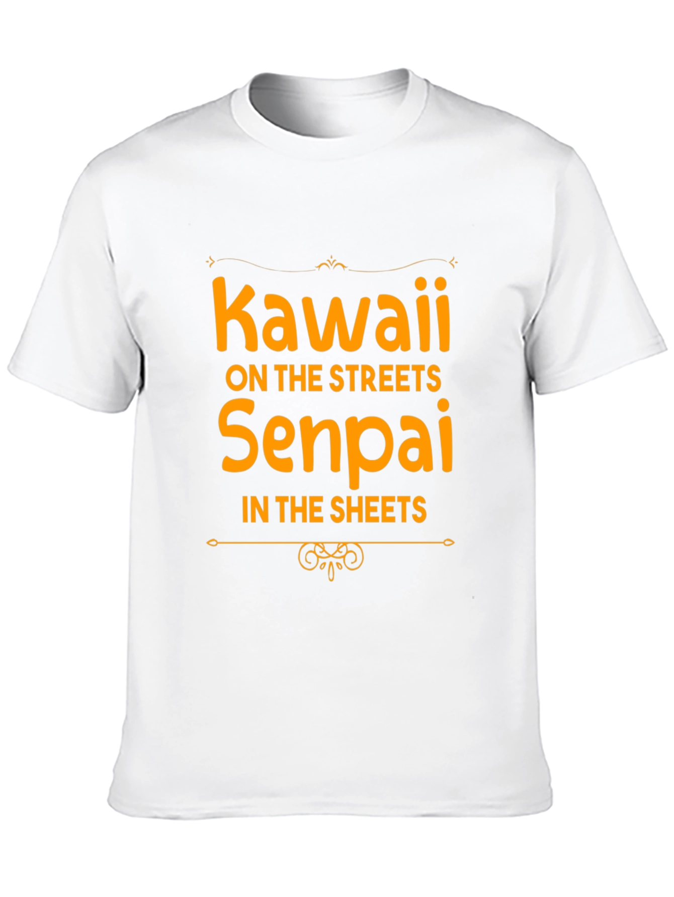 Black Kawaii Senpai Graphic T-Shirt - Anime Inspired Apparel view 10