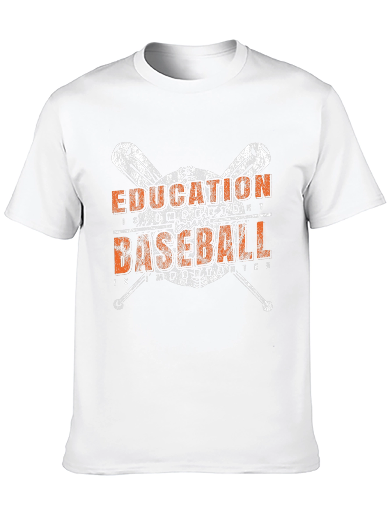 Black Education Important, Baseball More Important T-Shirt view 10