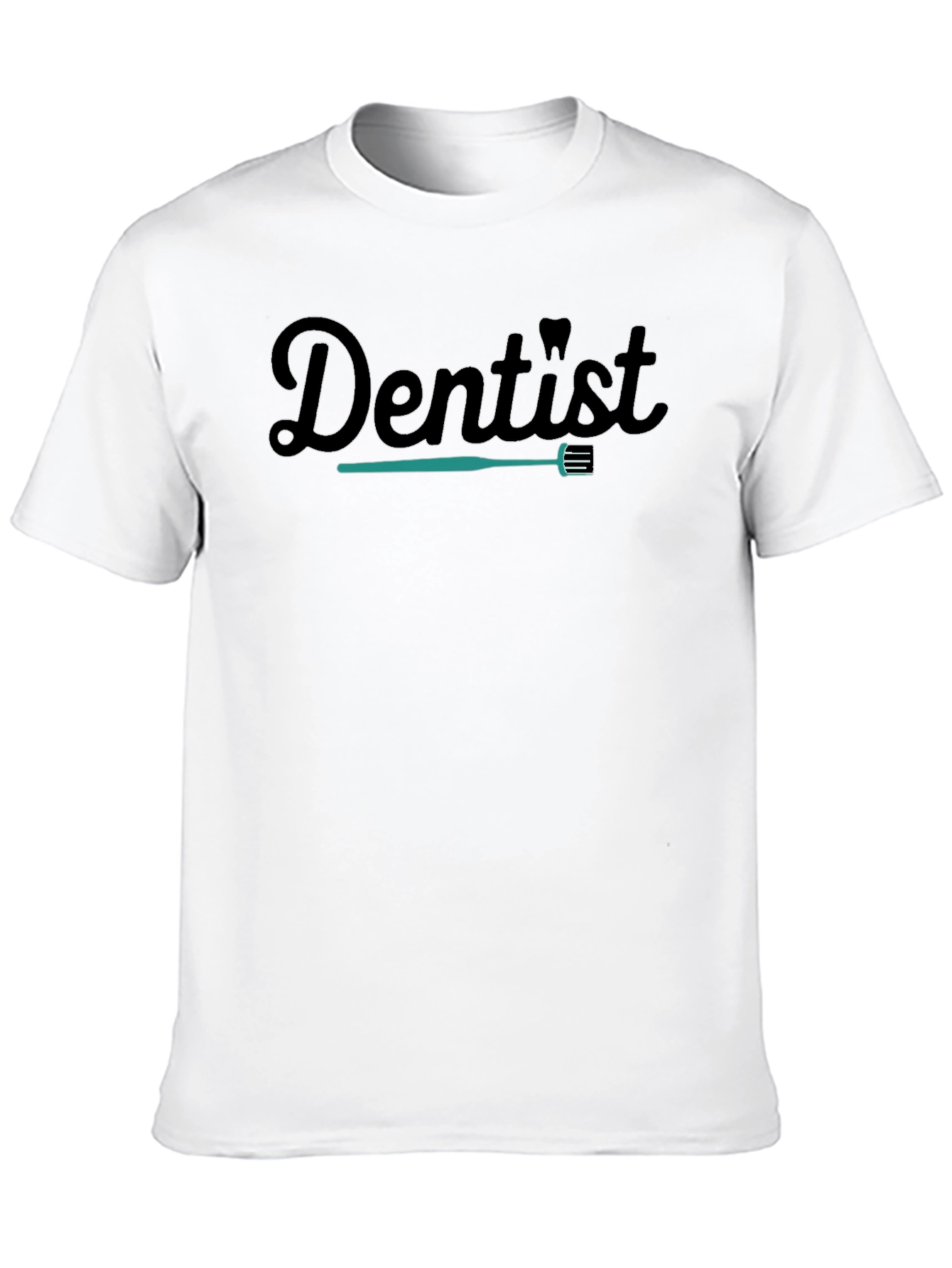 Black Dentist T-Shirt - Dental Tooth Brush Tee view 10
