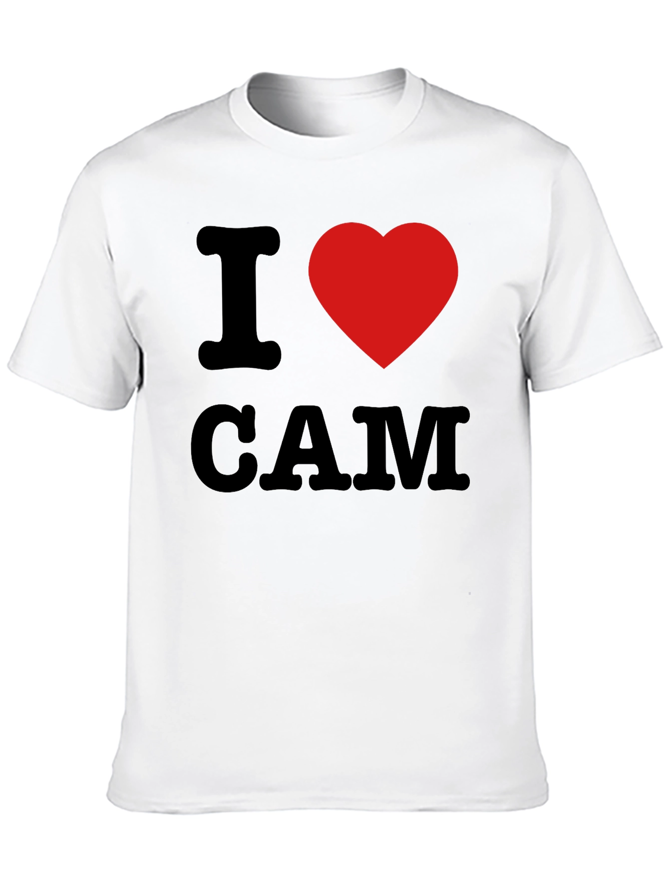 Black I Heart CAM T-Shirt - Classic Tee view 10