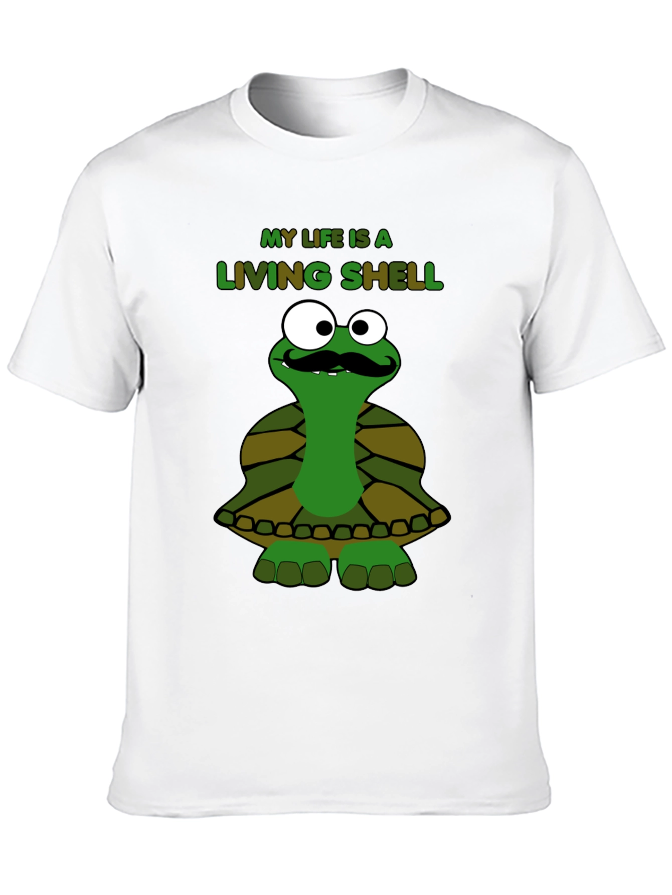 Black My Life is a Living Shell Turtle T-Shirt view 10