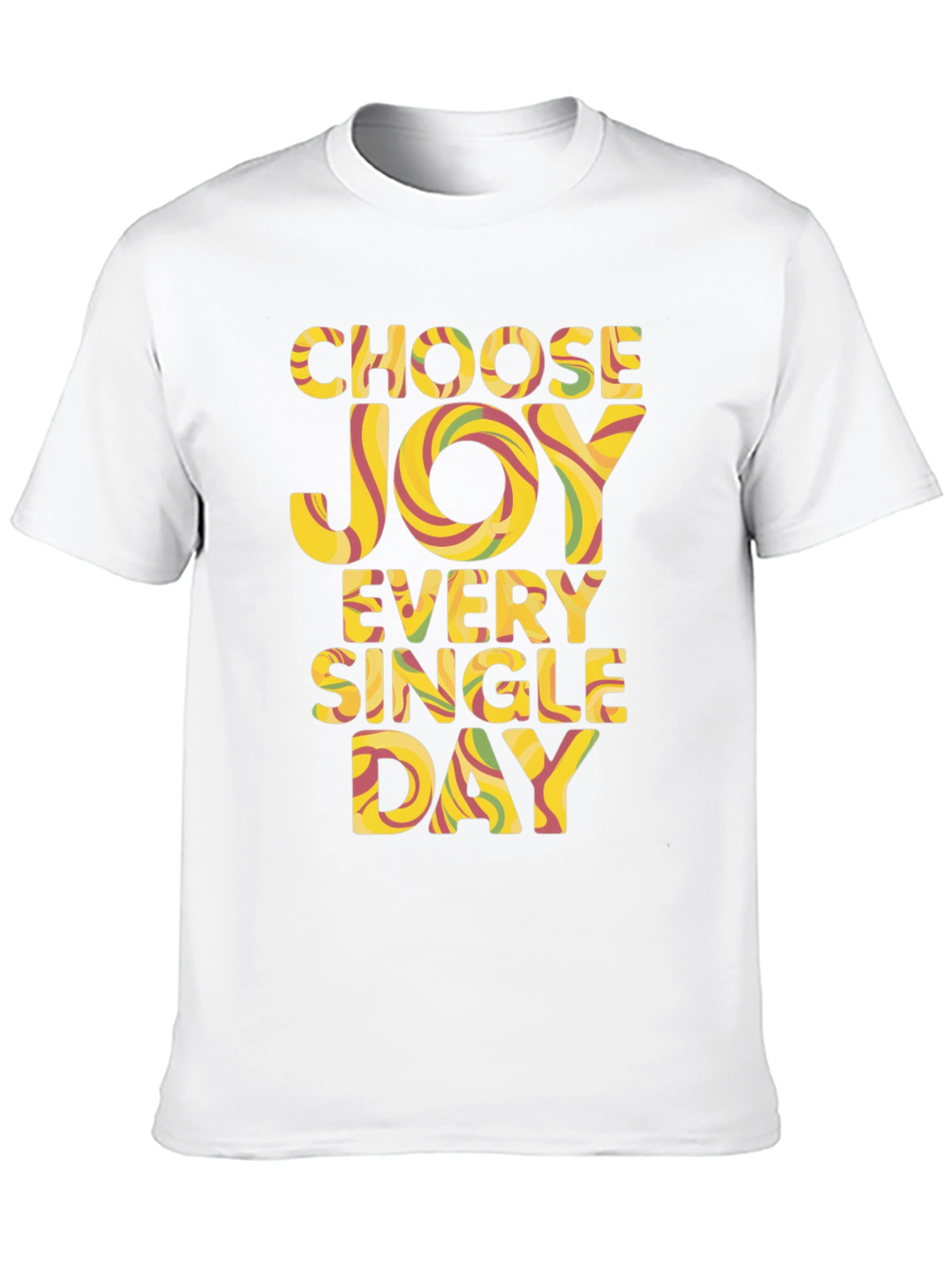 Black Choose Joy Graphic T-Shirt - Inspirational Black Tee view 10