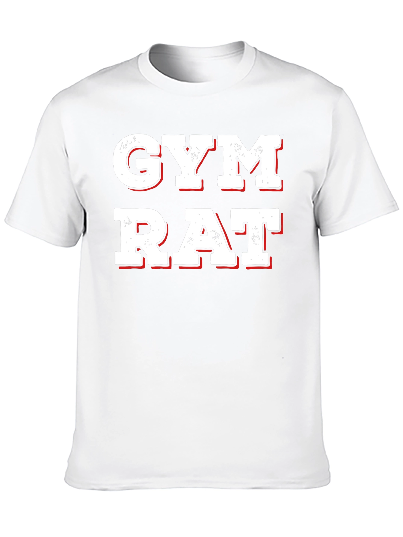 Black Gym Rat Graphic T-Shirt - Black view 10