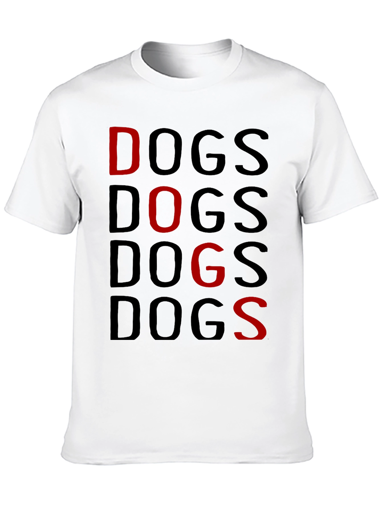 Black Dogs Graphic Print T-Shirt view 10
