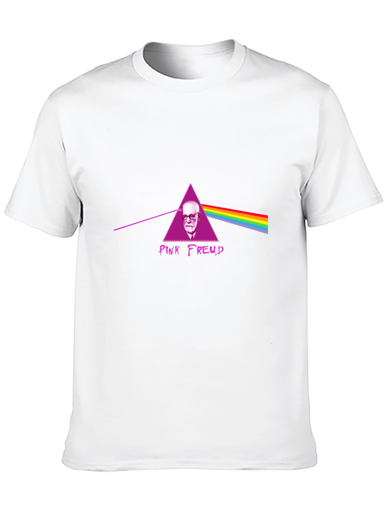 Black Pink Freud T-Shirt - Dark Side Parody view 10