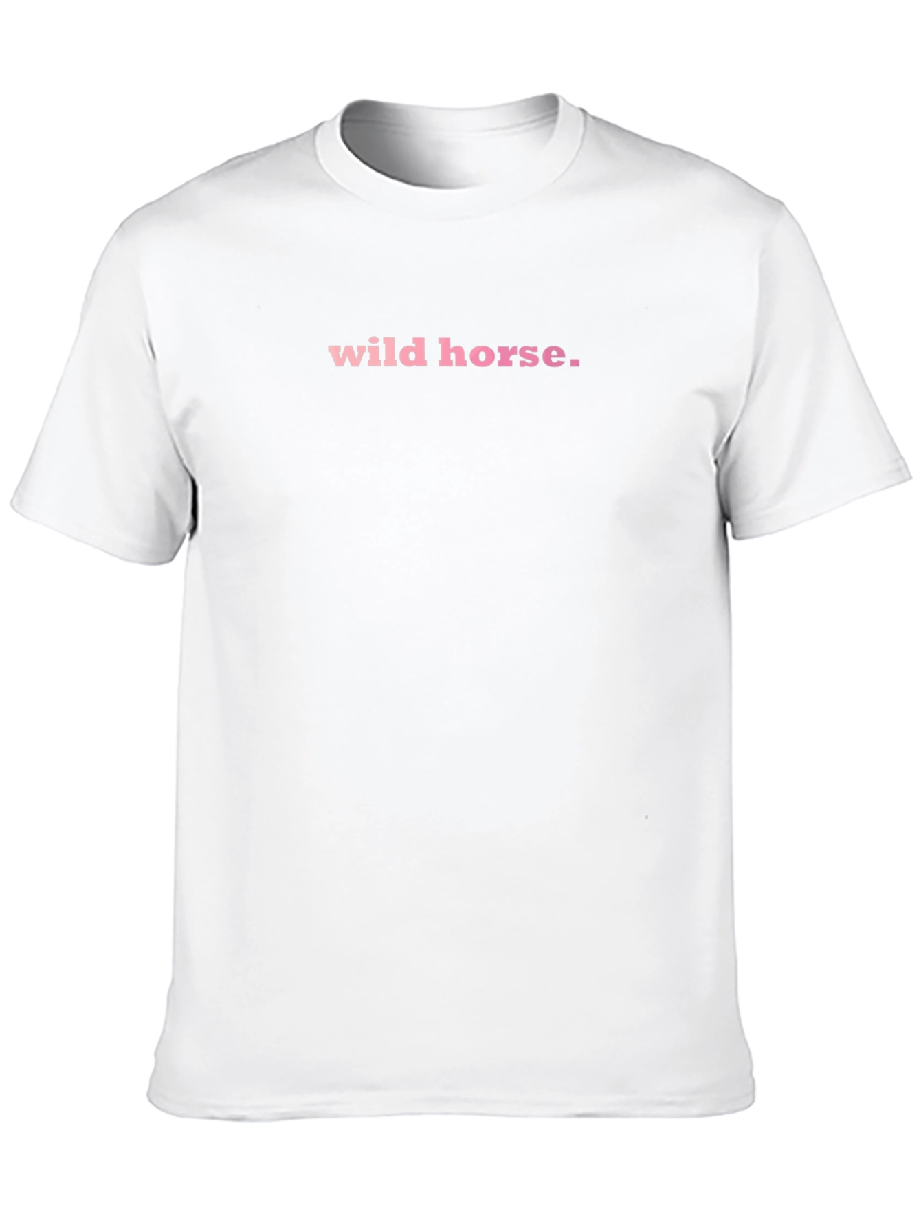 Black Wild Horse Graphic Tee - Trendy Casual T-Shirt view 10