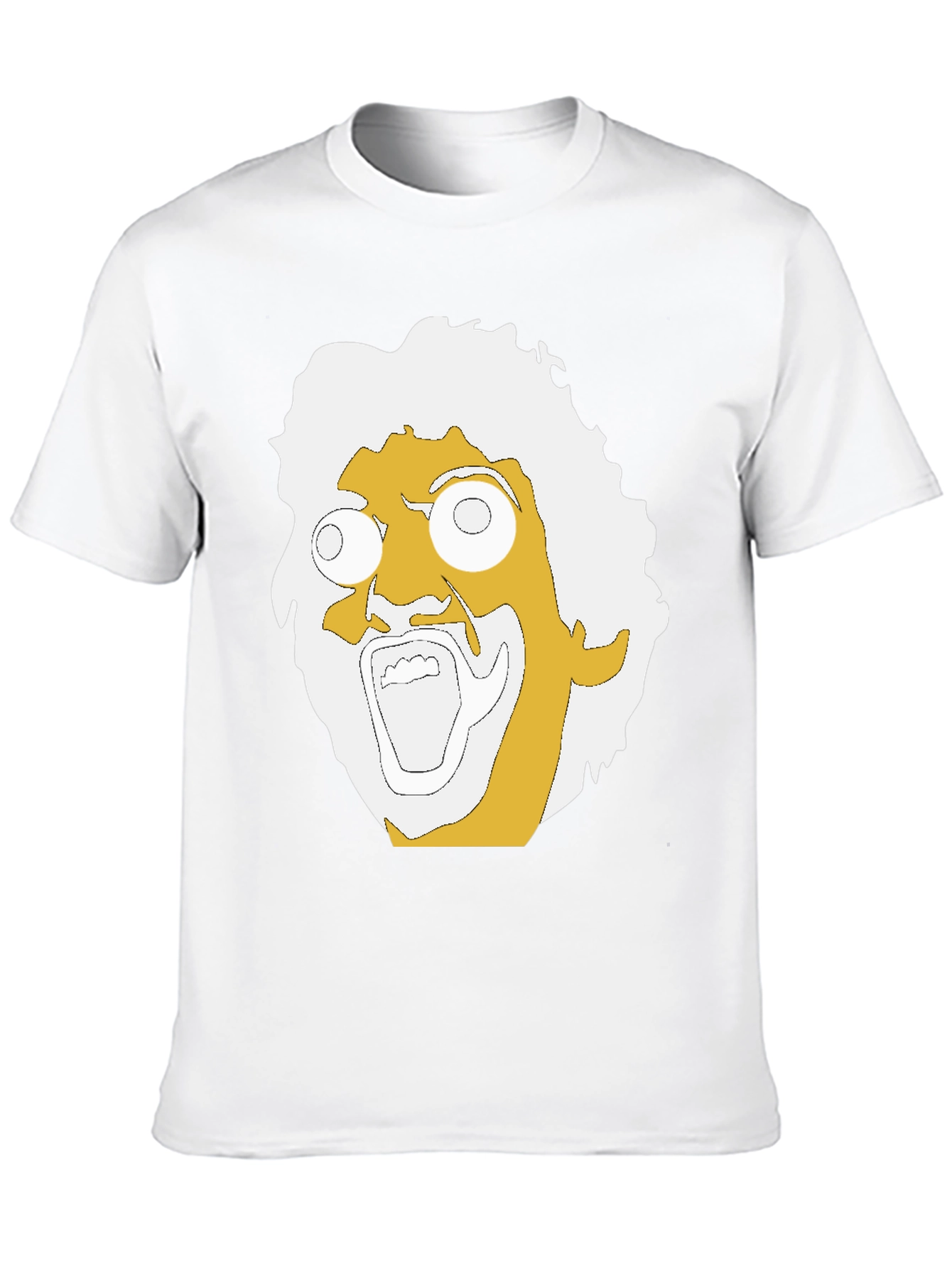 Black Cartoon Scream Black T-Shirt view 10