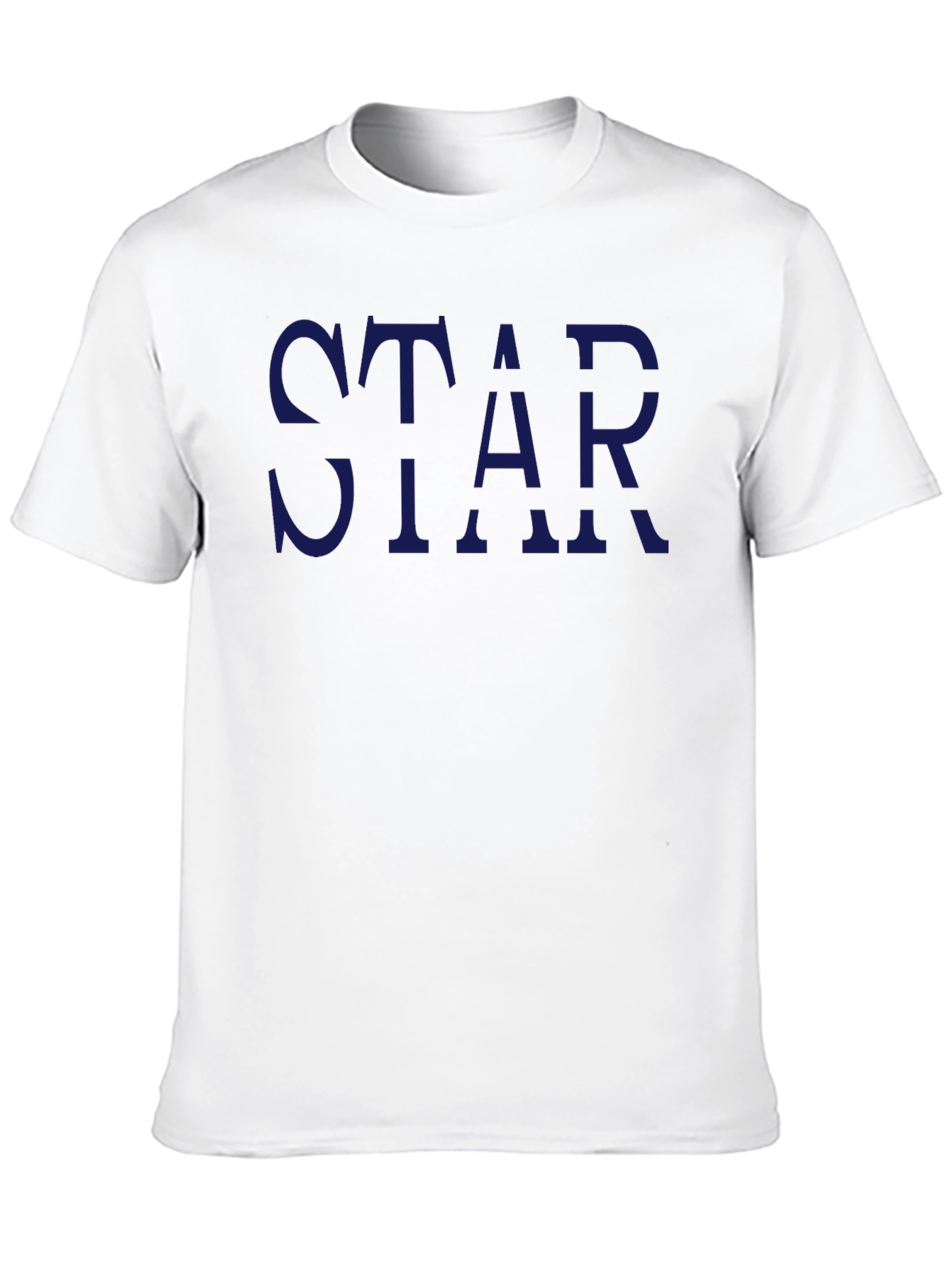 Black Star Graphic Print Crew Neck T-Shirt view 10