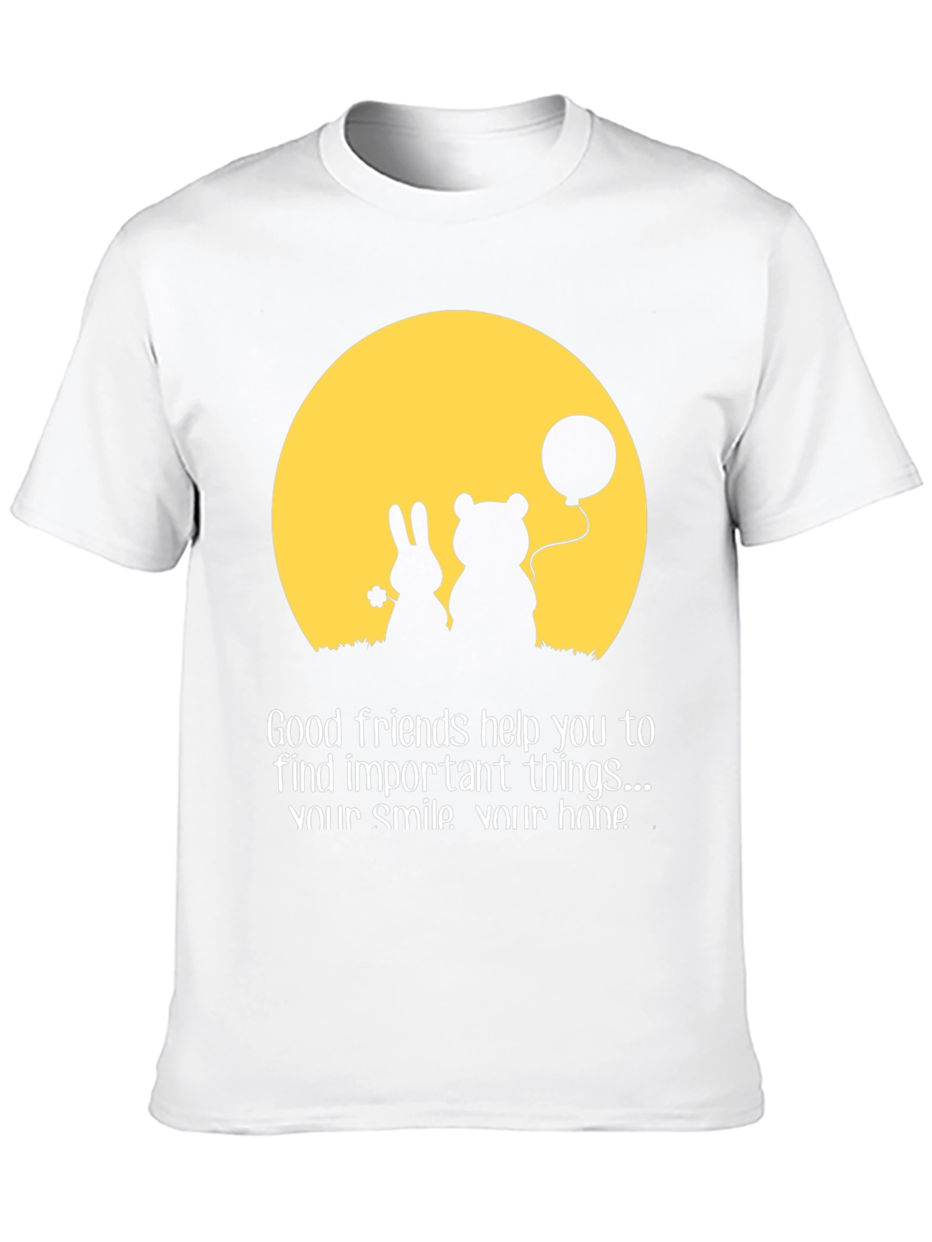 Black Good Friends T-Shirt view 10