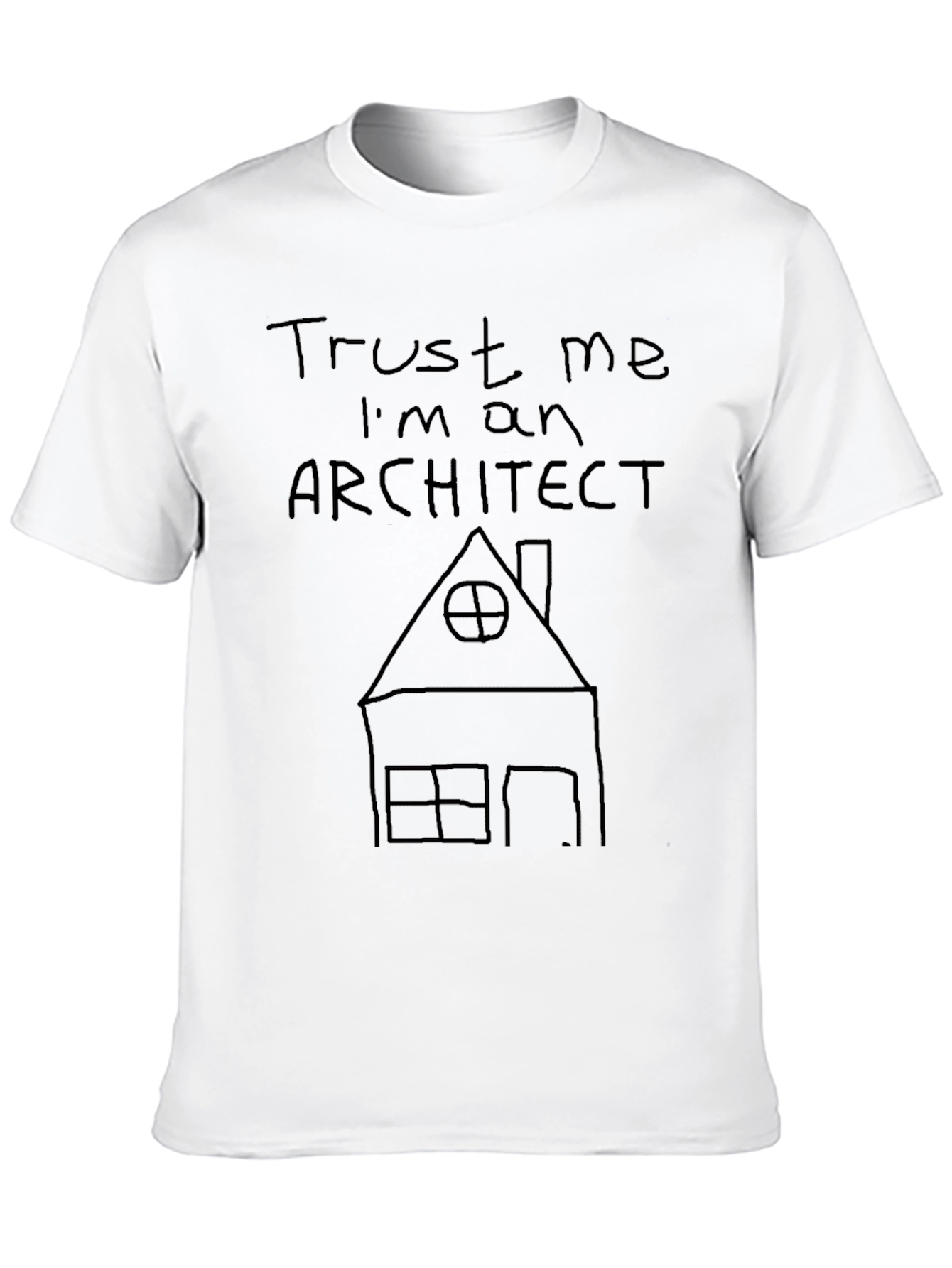 Black Trust Me I'm An Architect Black T-Shirt view 10