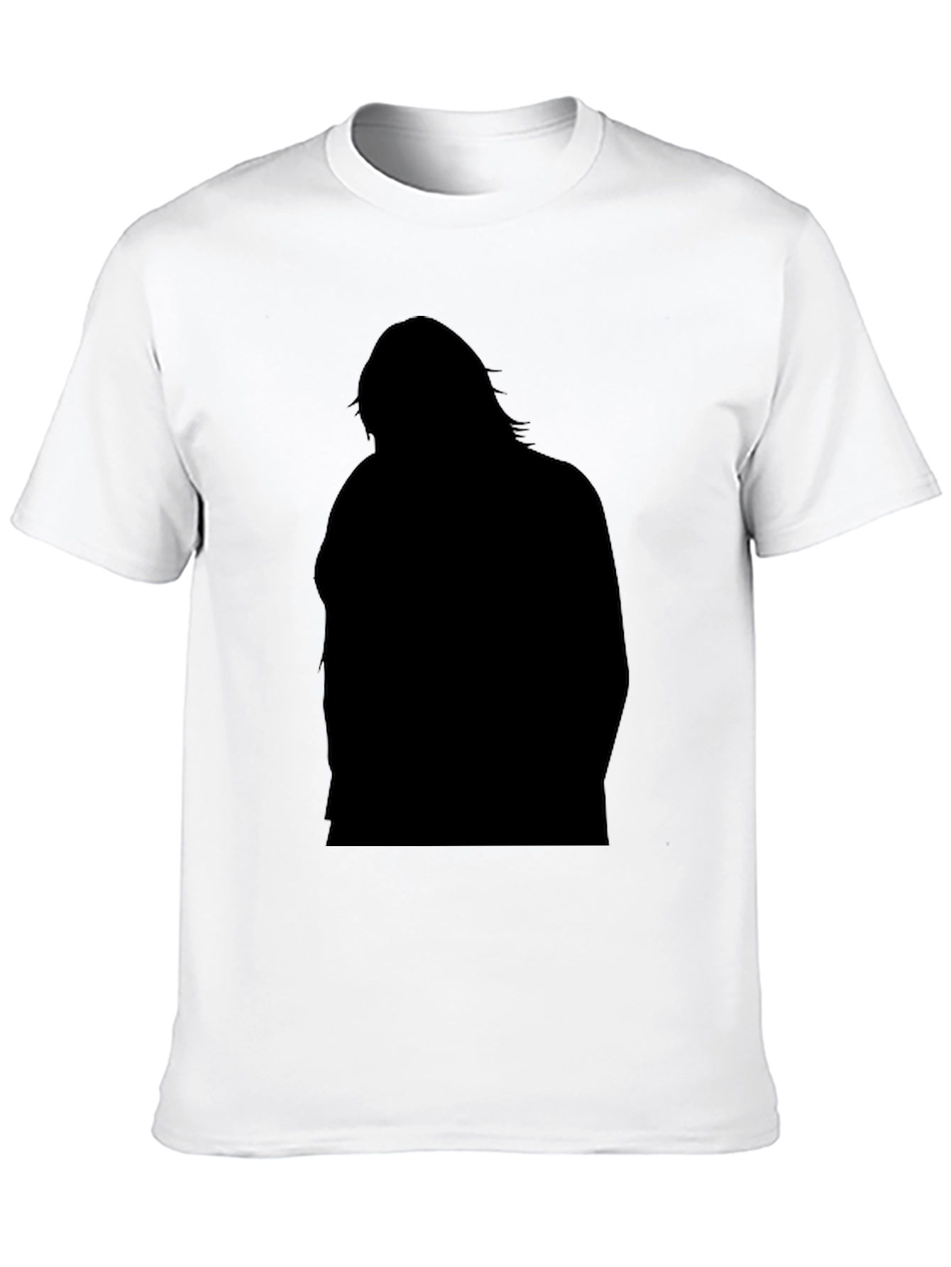 Black Silhouette Graphic Black T-Shirt view 10