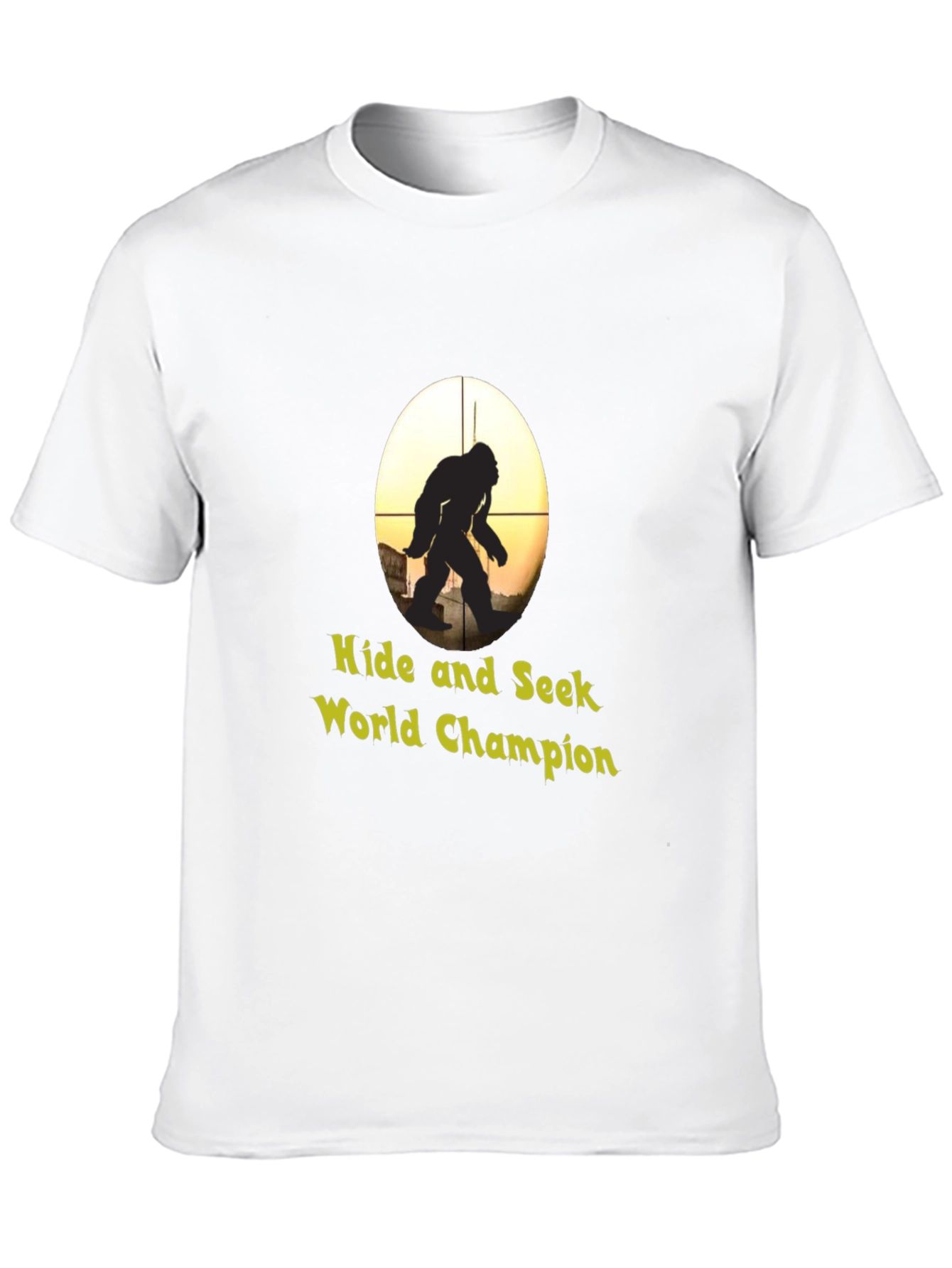 Black Hide & Seek World Champion Bigfoot Graphic T-Shirt view 10