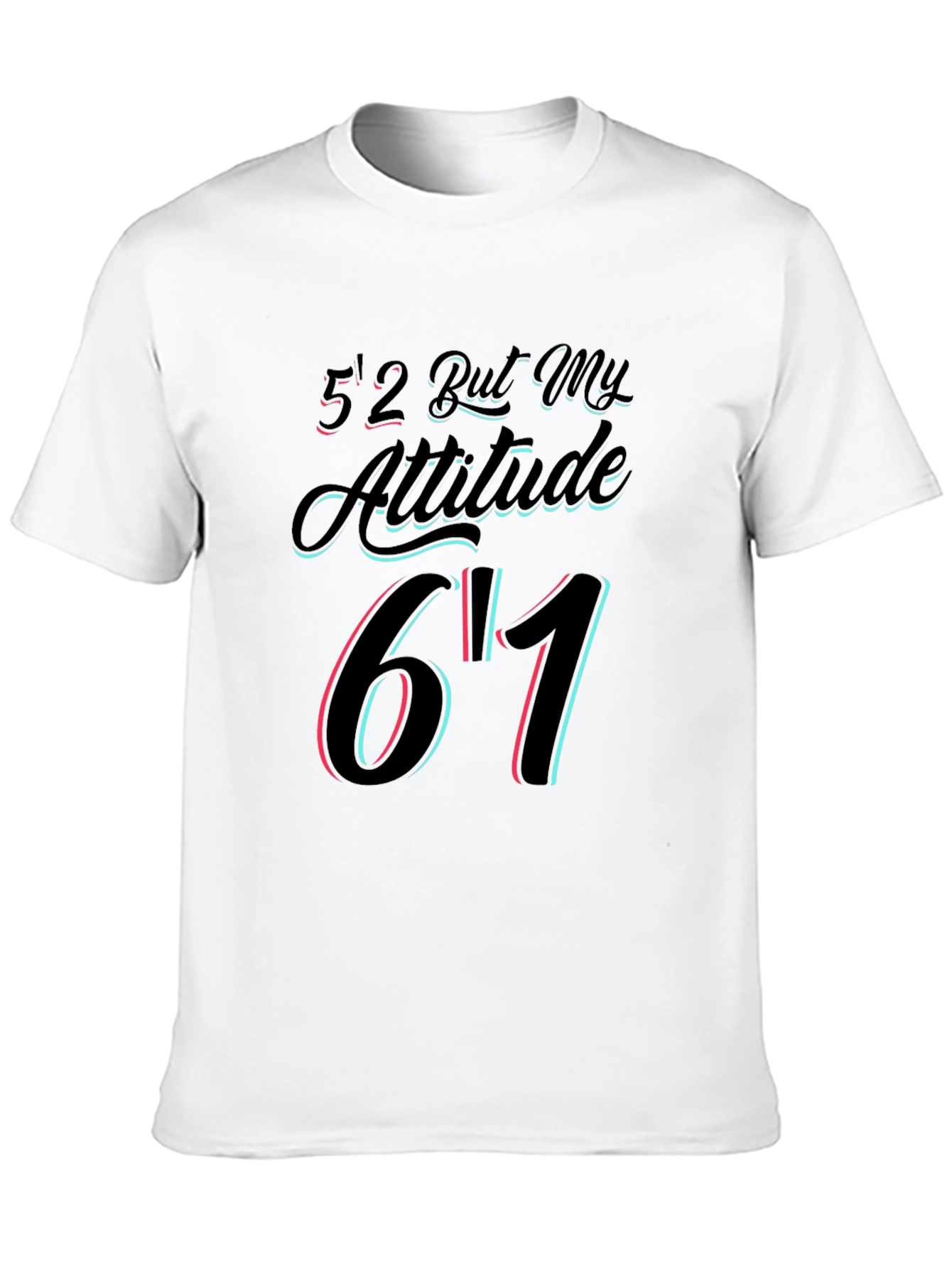 Black Funny Attitude Graphic T-Shirt view 10