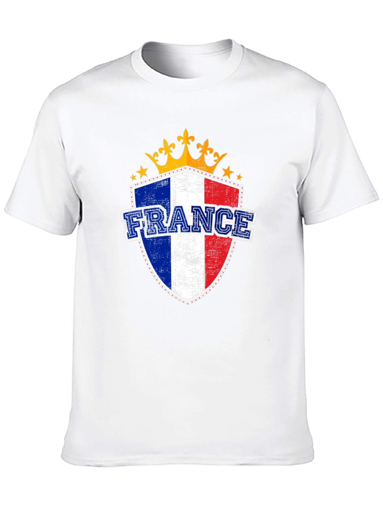Black France Shield T-Shirt - French Pride Tee view 10