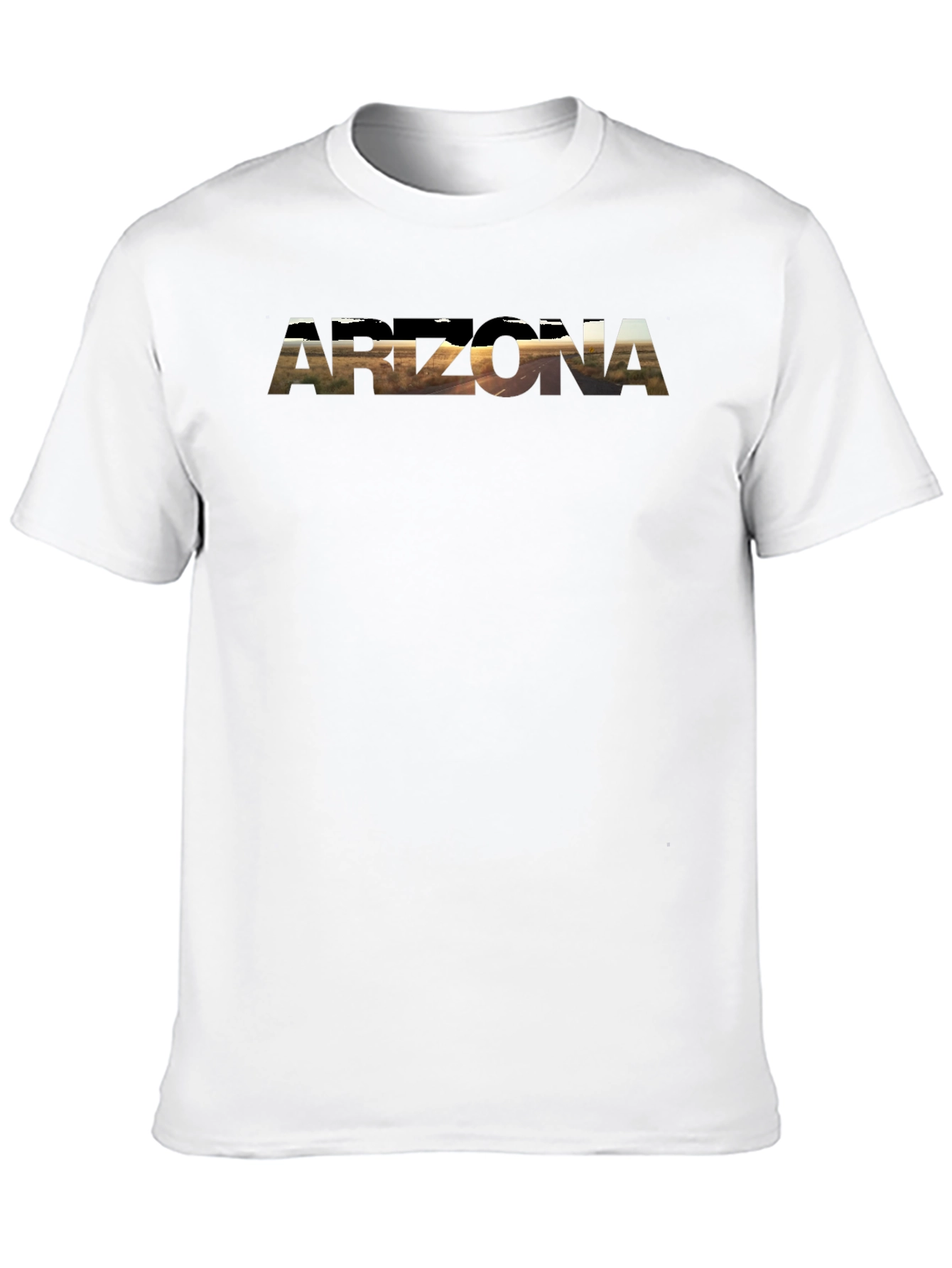 Black Arizona Graphic Tee - Desert Landscape Design view 10