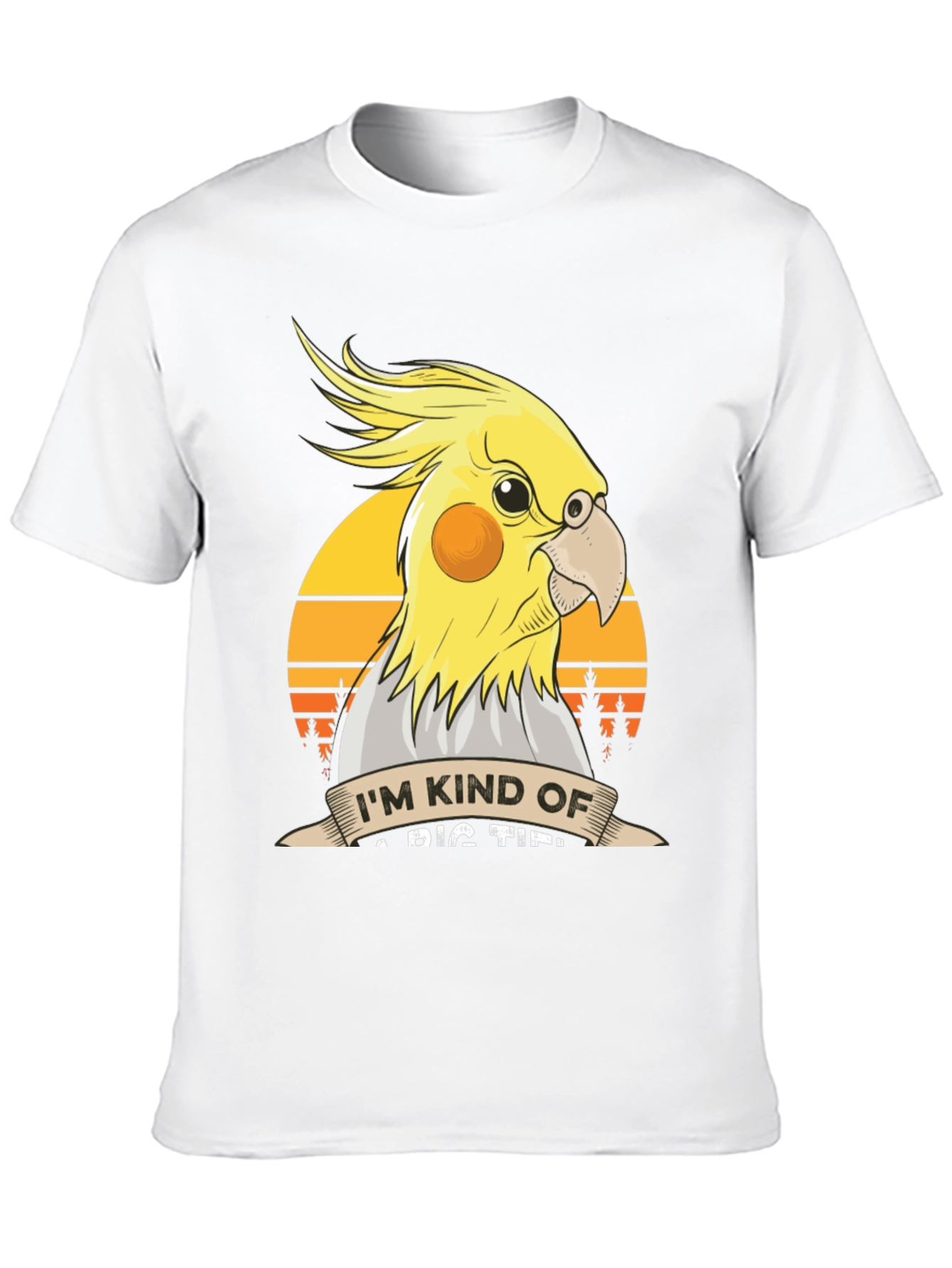 Black Cockatiel T-Shirt: Big Tipper Bird Lover Tee view 10