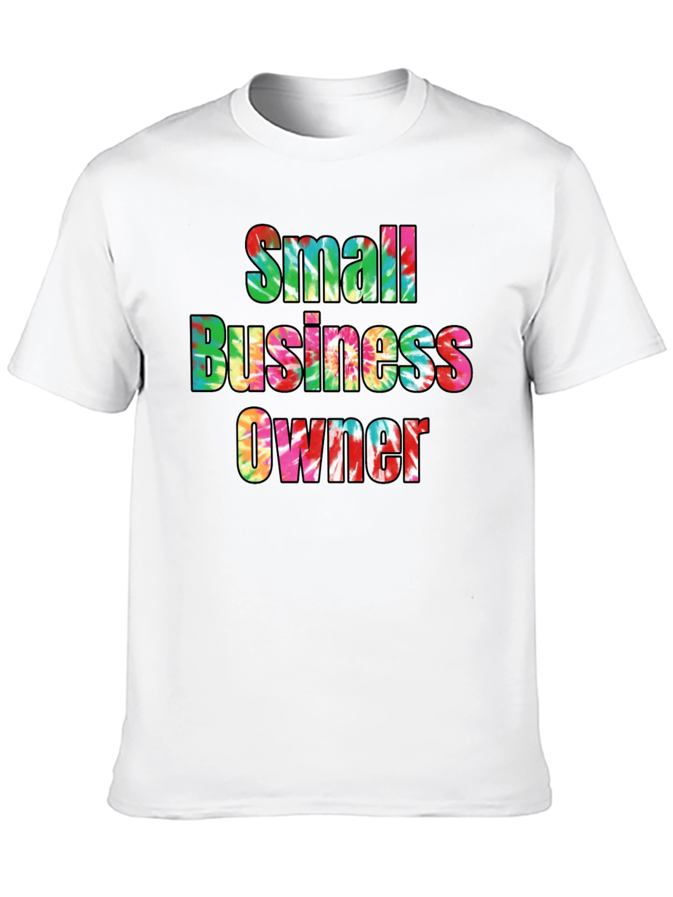 Black Small Business Owner Tie Dye T-Shirt view 10
