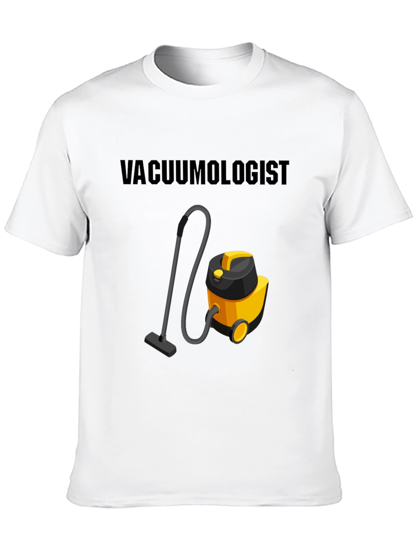 Black Vacuumologist T-Shirt - Novelty Cleaning Humor Tee view 10