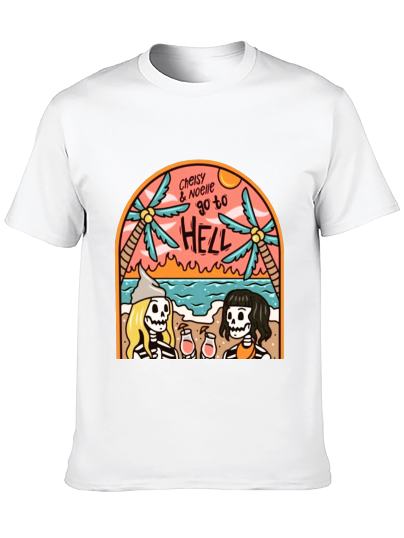 Black Cheisy & Noelle Go To HELL T-Shirt view 10