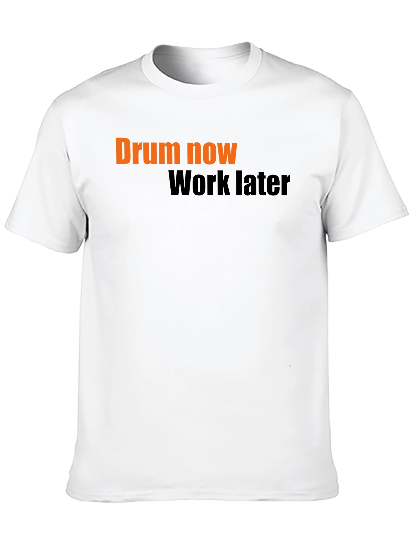 Black Drum Now, Work Later - Men's Graphic Tee view 10