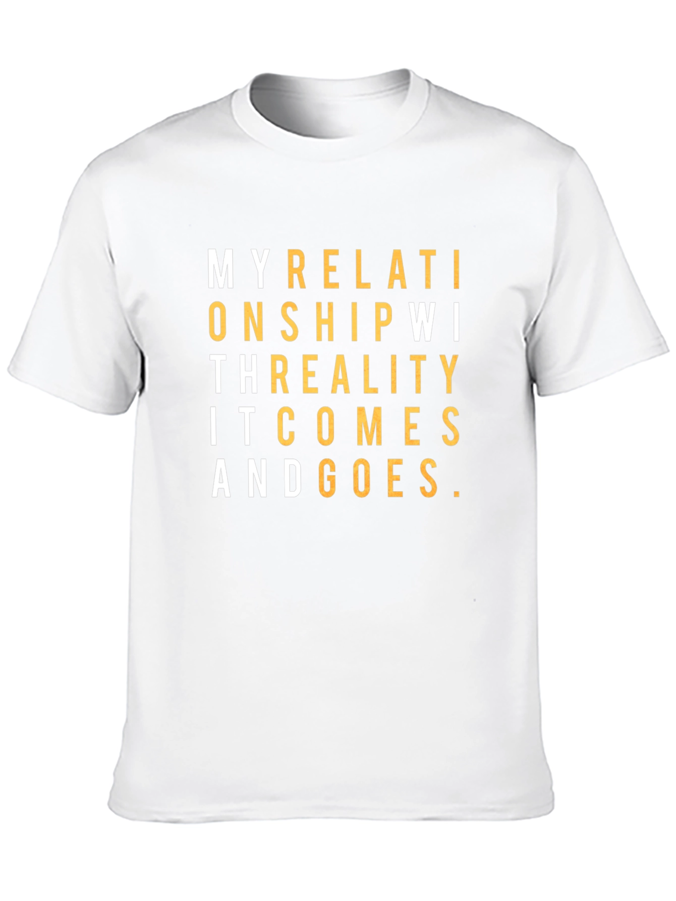 Black Relationship With Reality T-Shirt view 10