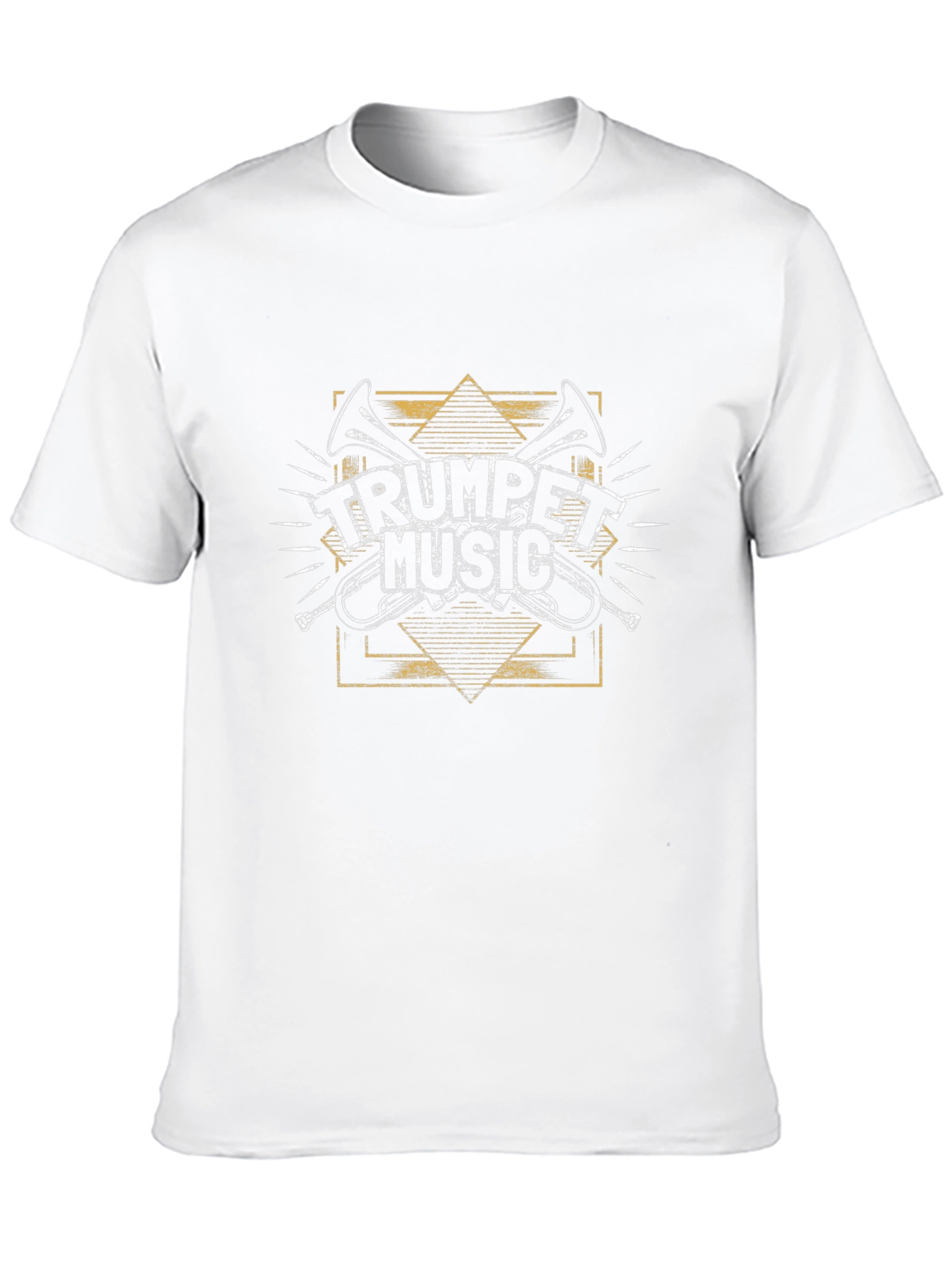 Black Trumpet Music Graphic Tee - Black view 10