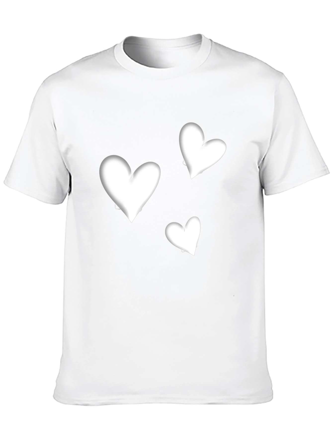 Black Heart Graphic Black T-Shirt - Stylish Casual Wear view 10