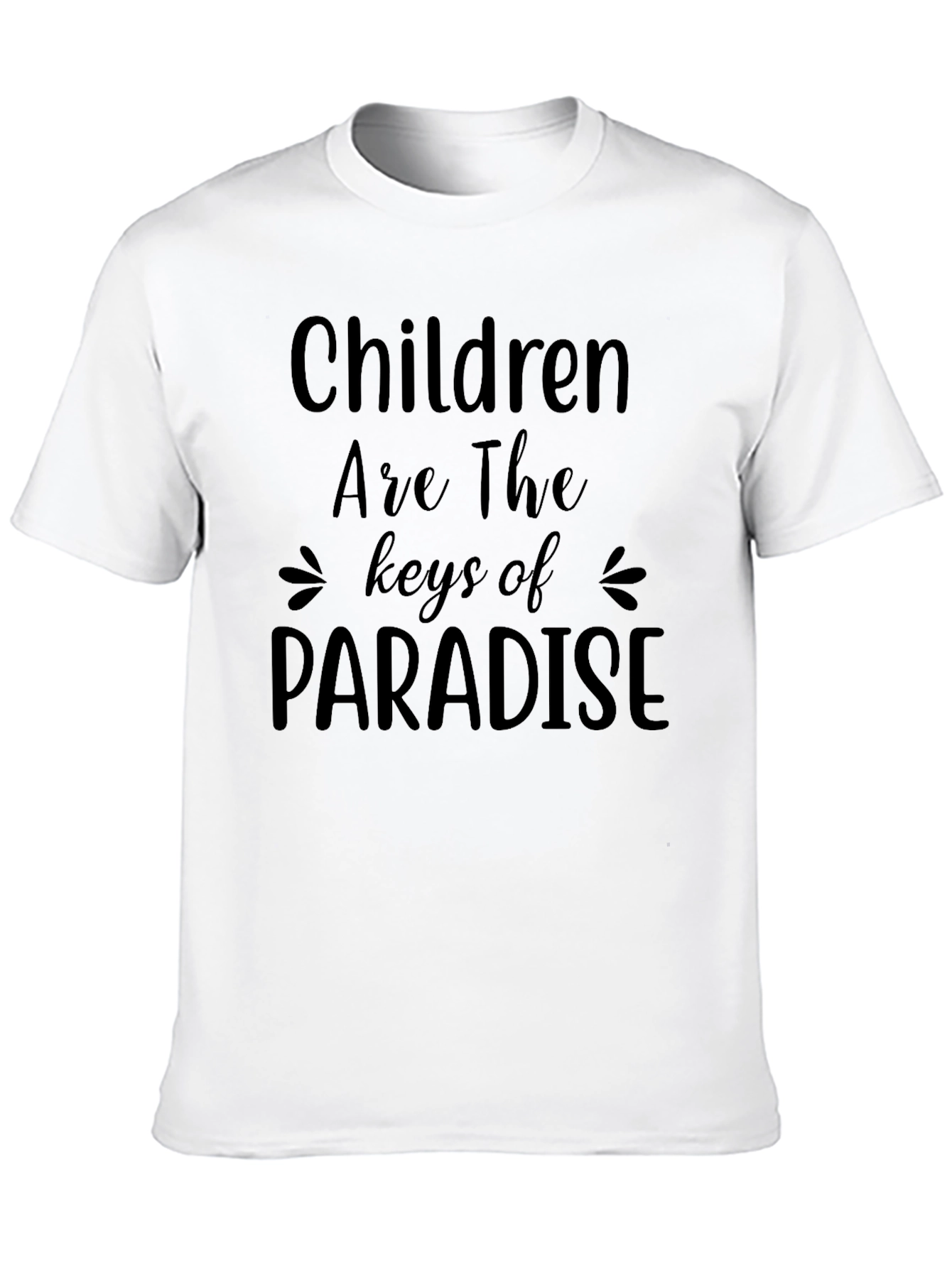 Black Children Are The Keys of Paradise Black T-Shirt view 10
