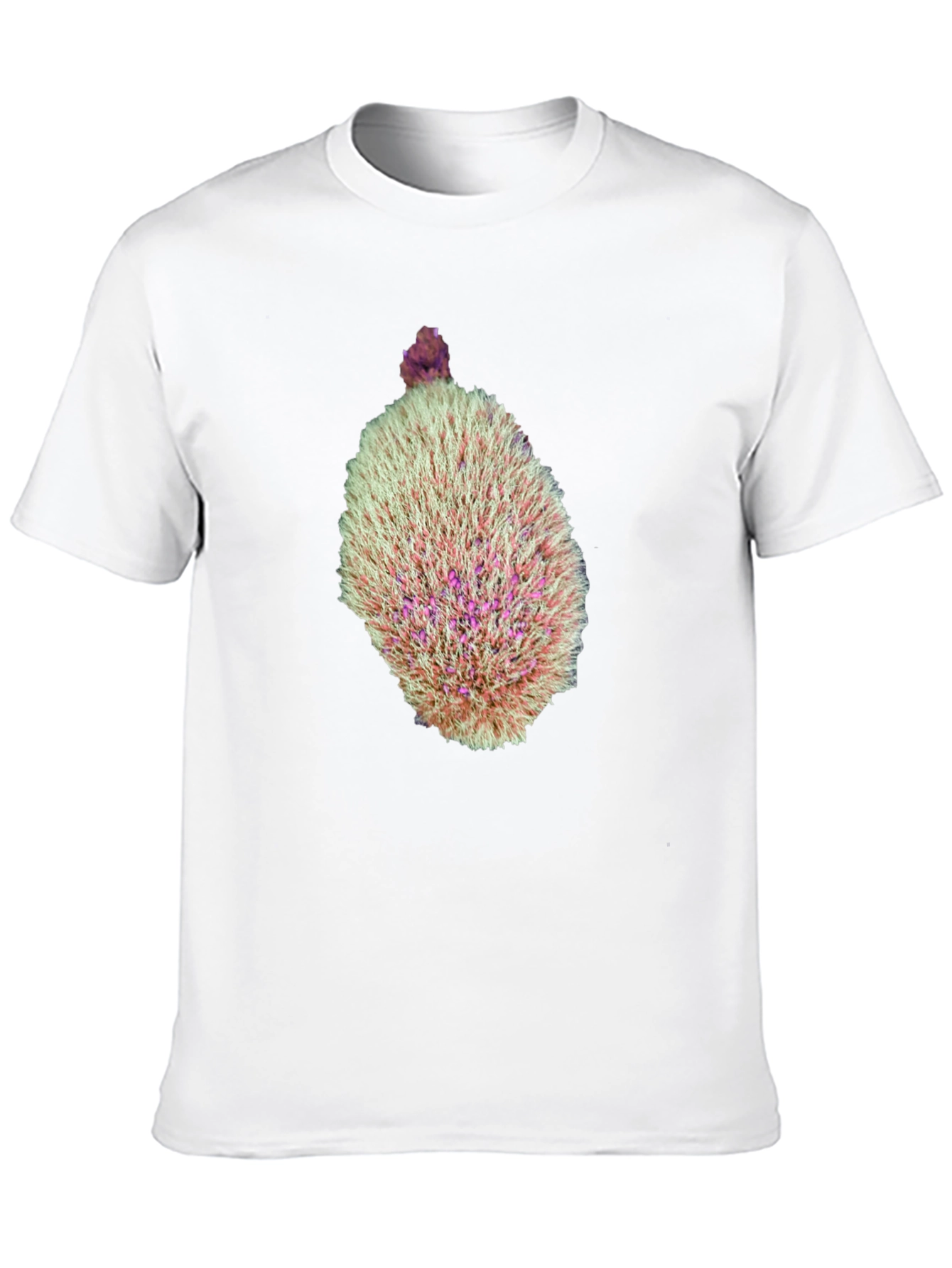 Black Unique Coral-Inspired Graphic Tee view 10