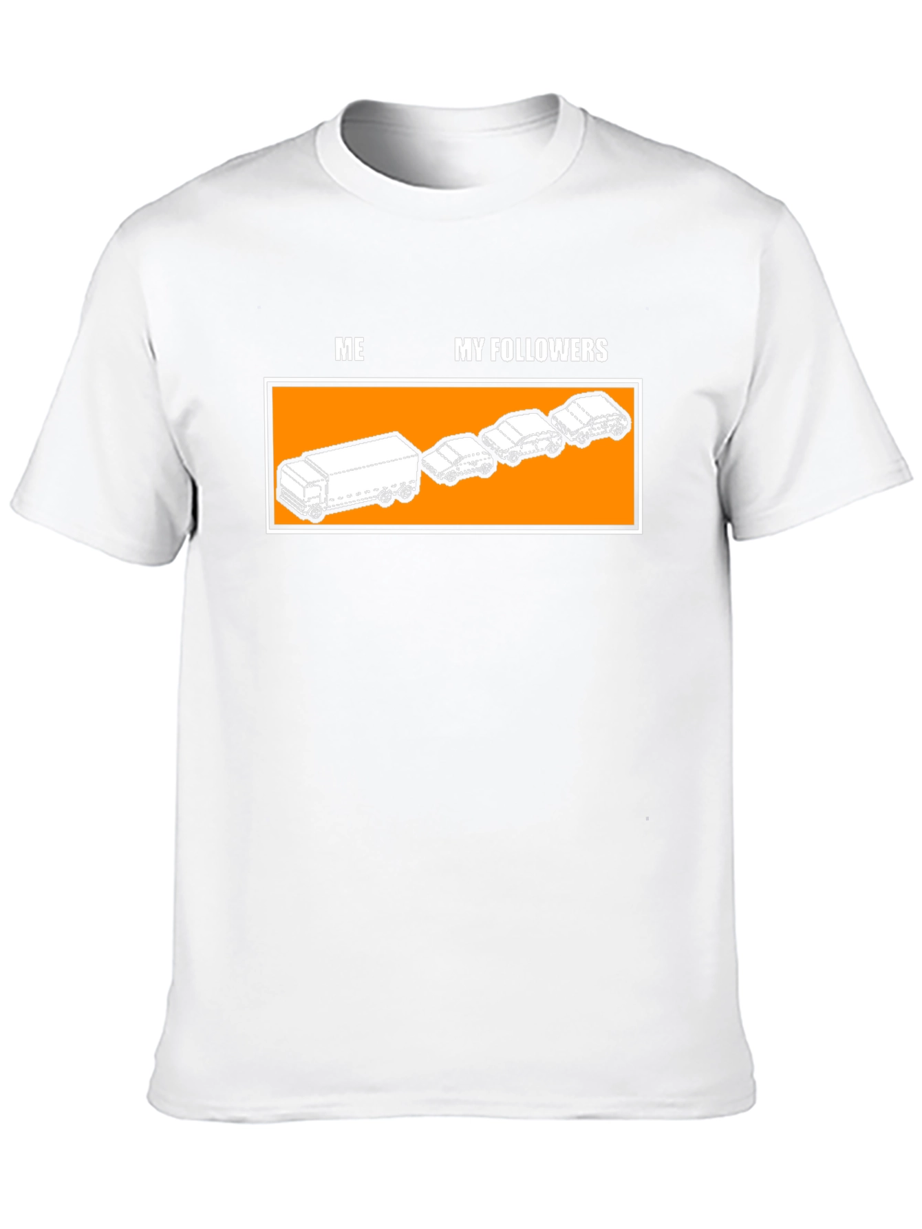 Black Funny "Me and My Followers" Graphic Tee view 10