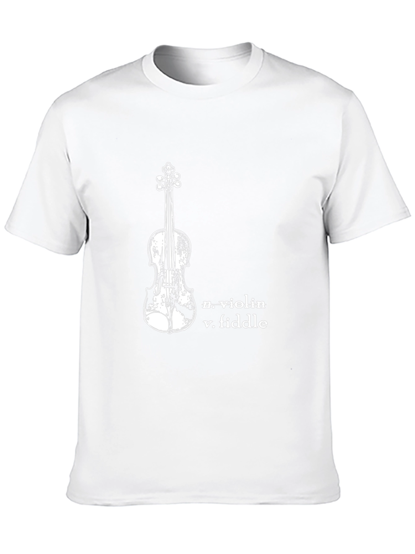 Black Violin Fiddle Graphic T-Shirt - Musician Tee view 10