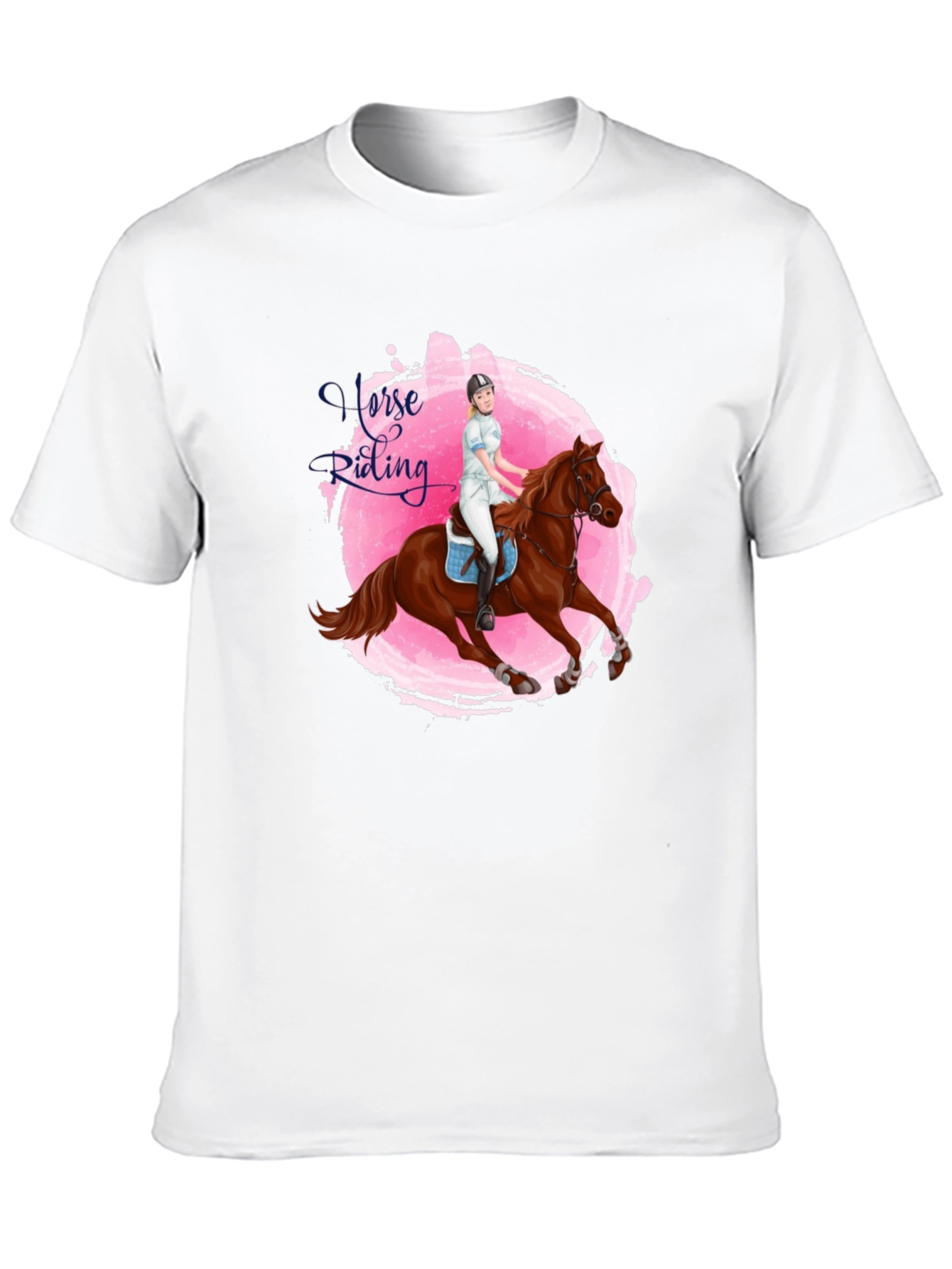 Black Horse Riding Graphic Tee - Equestrian Style view 10