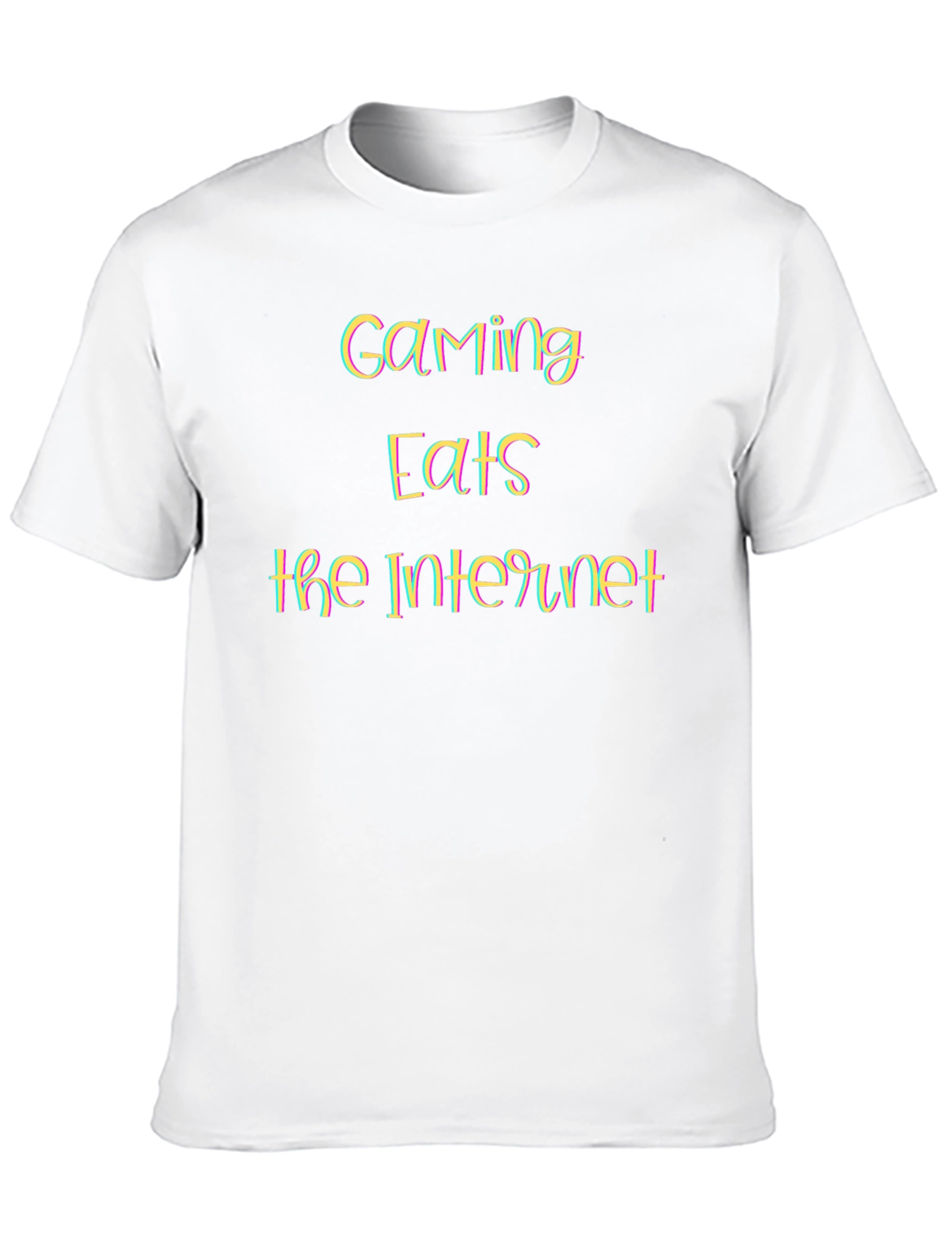 Black Gaming Eats the Internet Graphic Tee - Black view 10