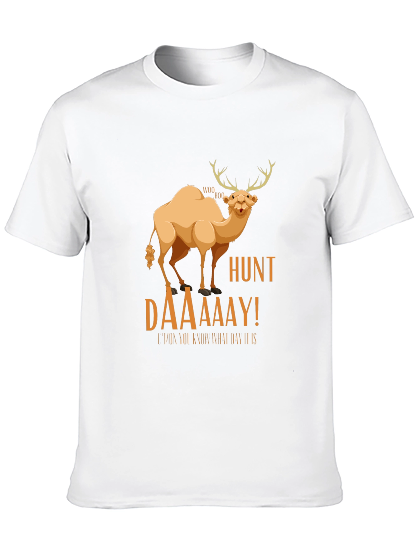 Black Camel Deer Hunt T-Shirt: It's Hunt Daaay! view 10