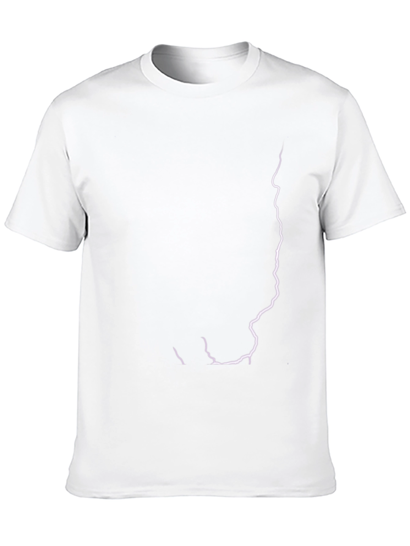 Black Electric Lightning Bolt Black T-Shirt view 10