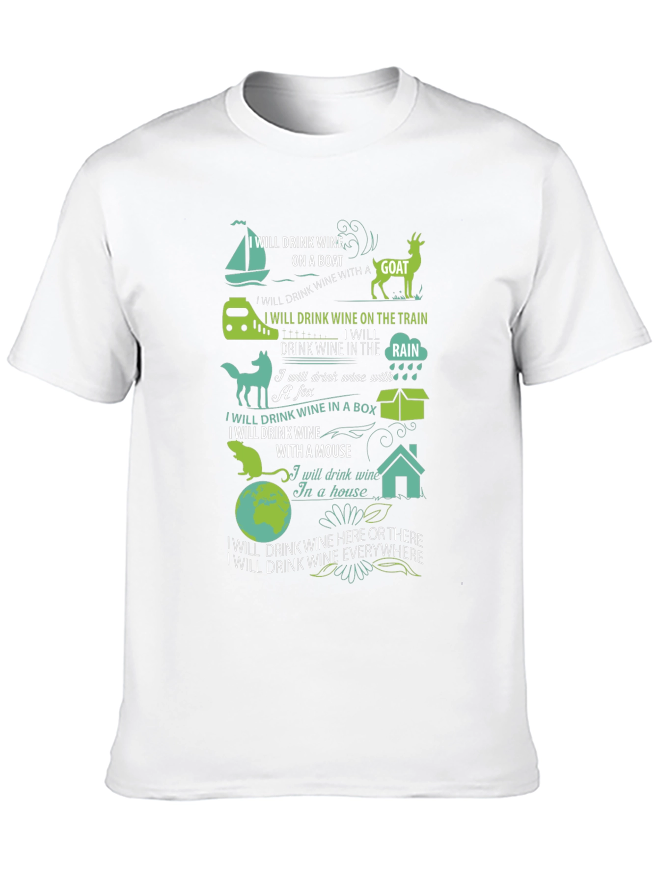 Black Wine Lover's Everywhere T-Shirt view 10