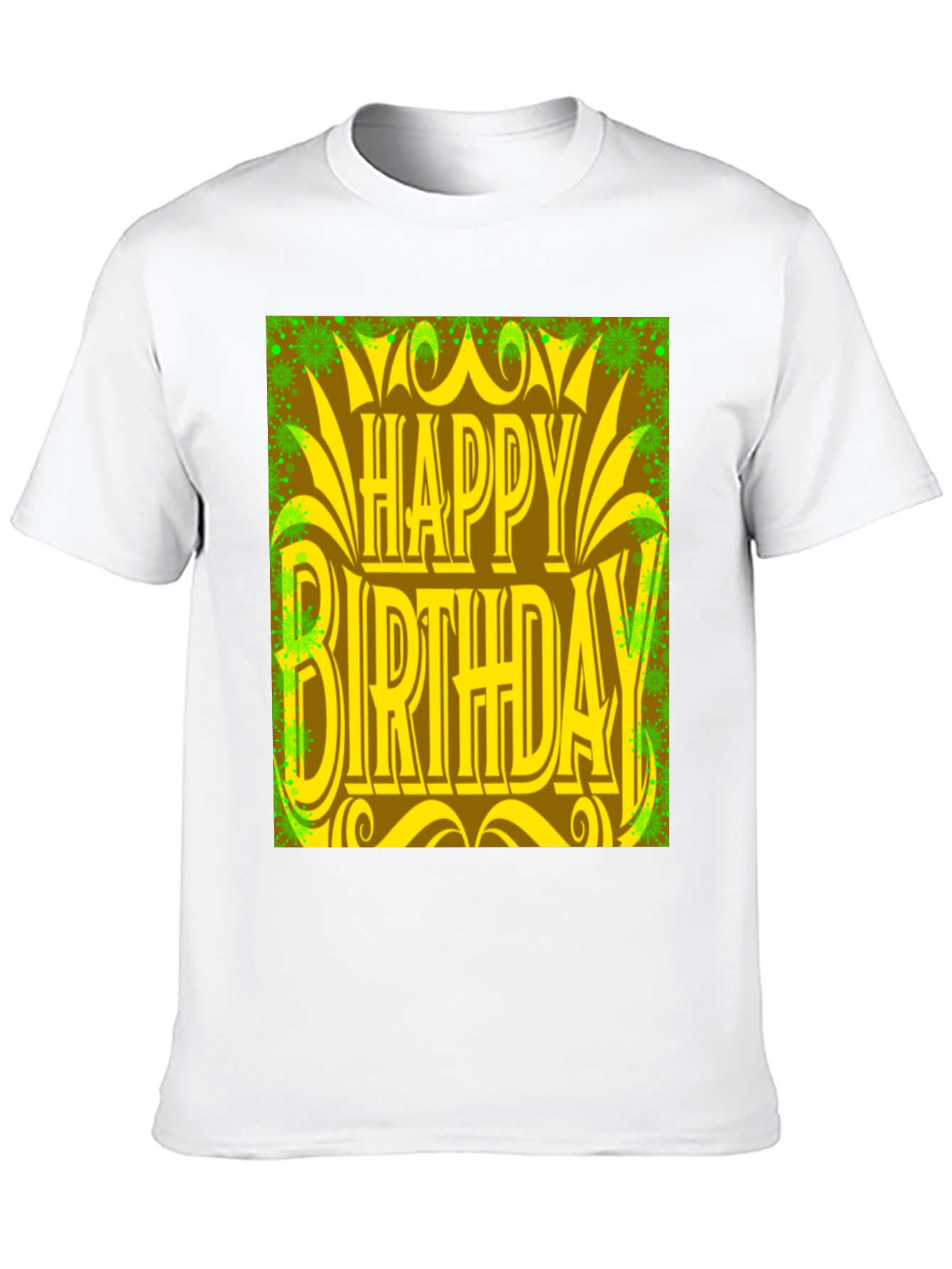 Black Happy Birthday Graphic Tee - Black view 10