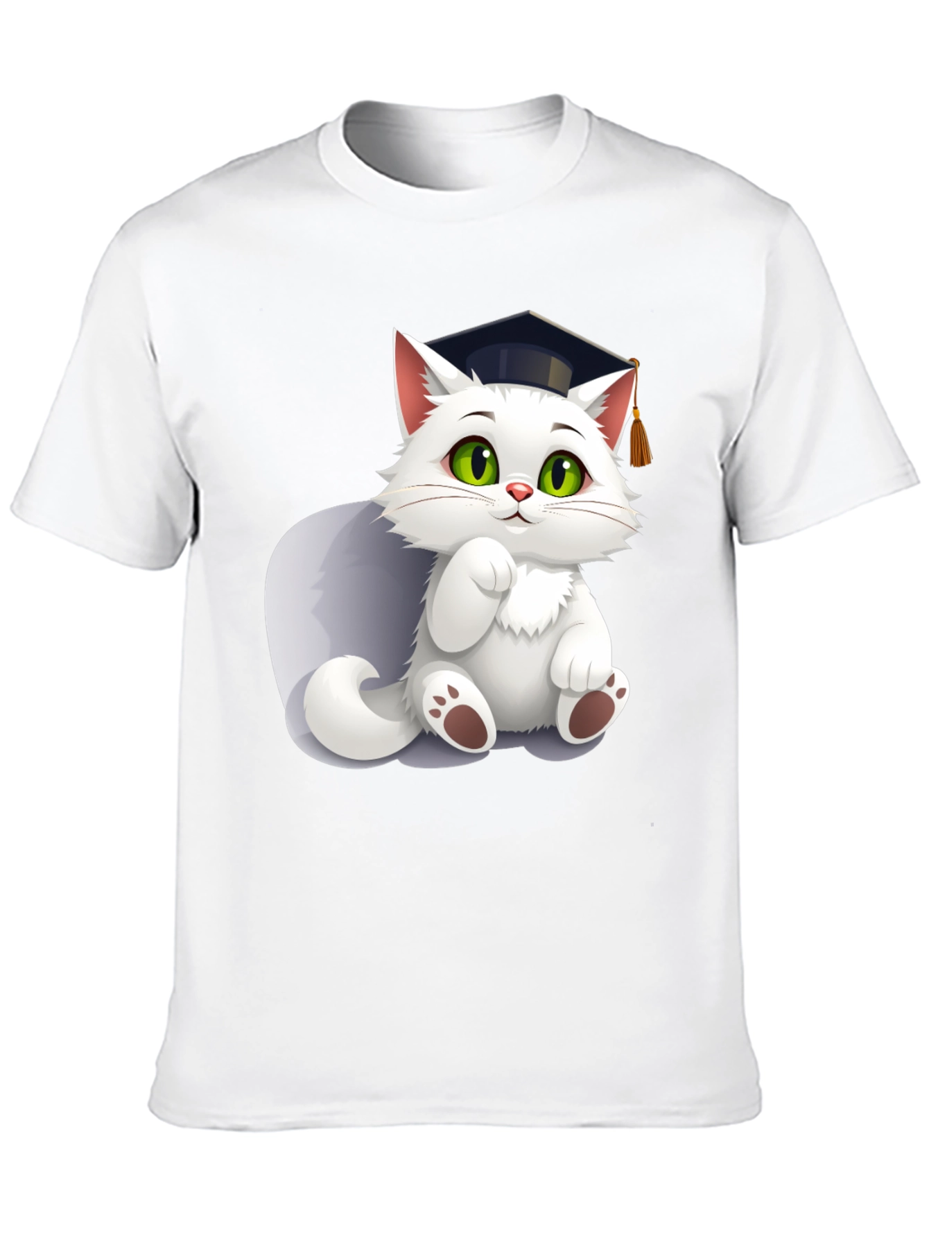 Black Cat Graduate T-Shirt view 10