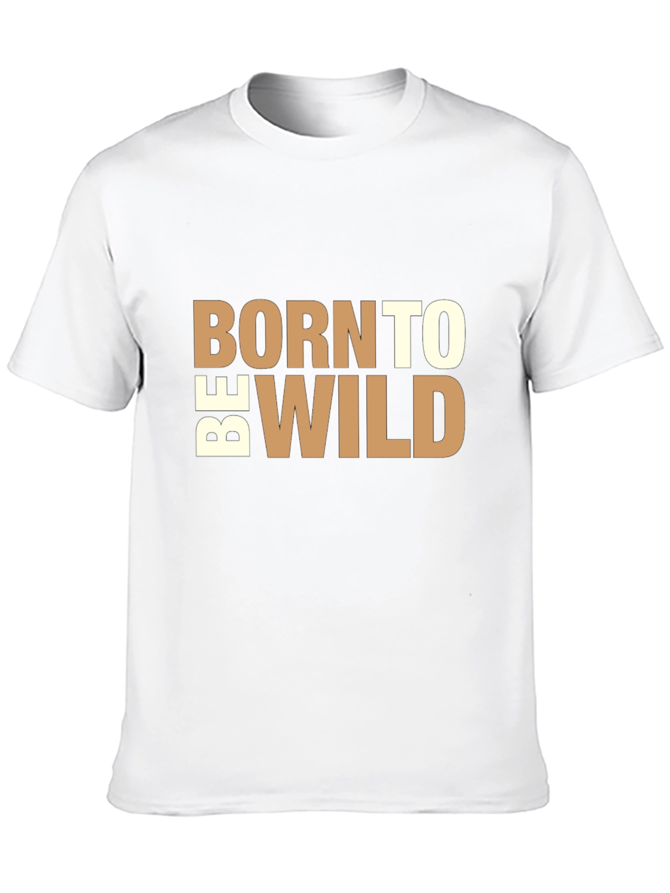 Black Born to be Wild Graphic Tee - Black Casual T-Shirt view 10
