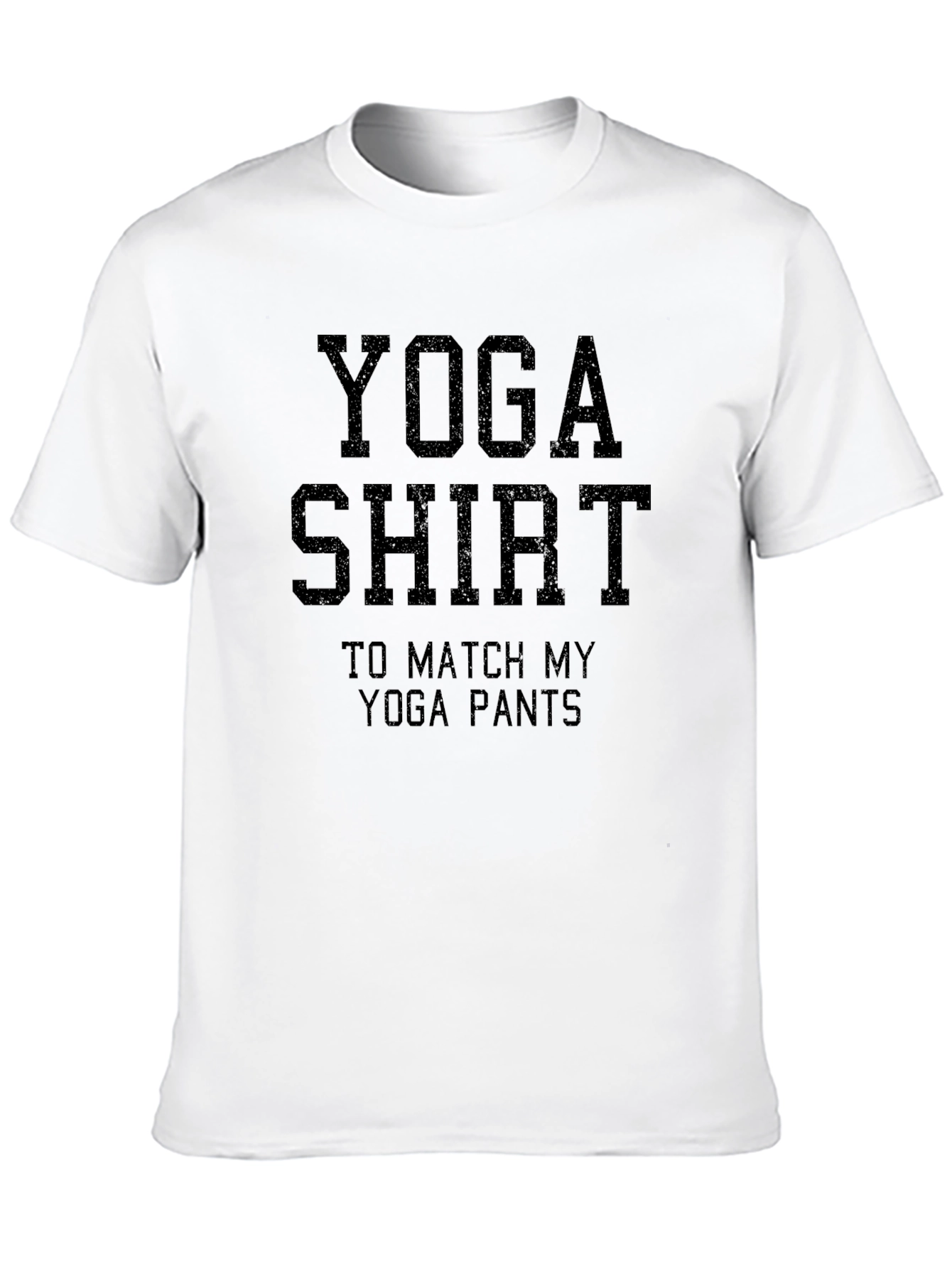 Black Yoga Shirt - Funny Workout Tee for Women and Men view 10