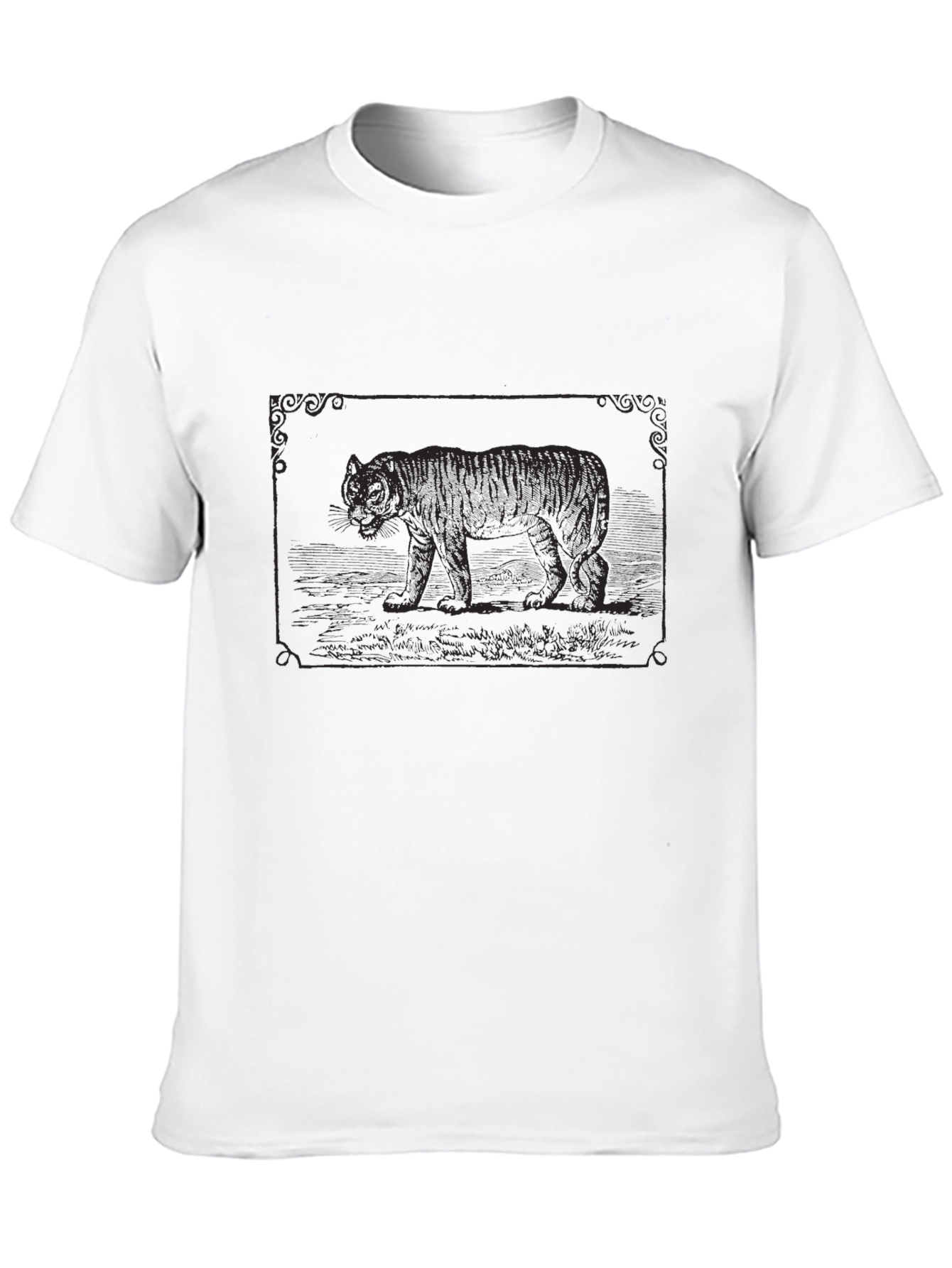 Black Tiger Graphic Tee - Black view 10