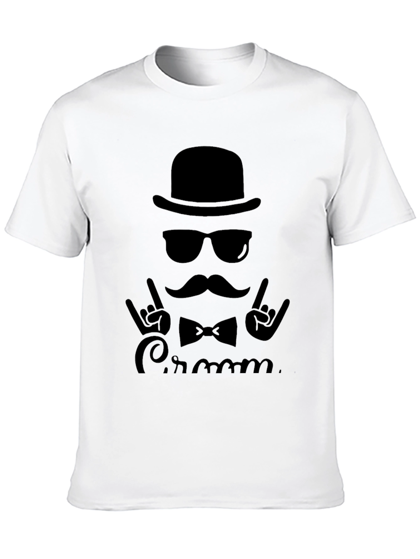 Black Cool Groom T-Shirt: Stylish Design, Perfect for Bachelor Parties! view 10