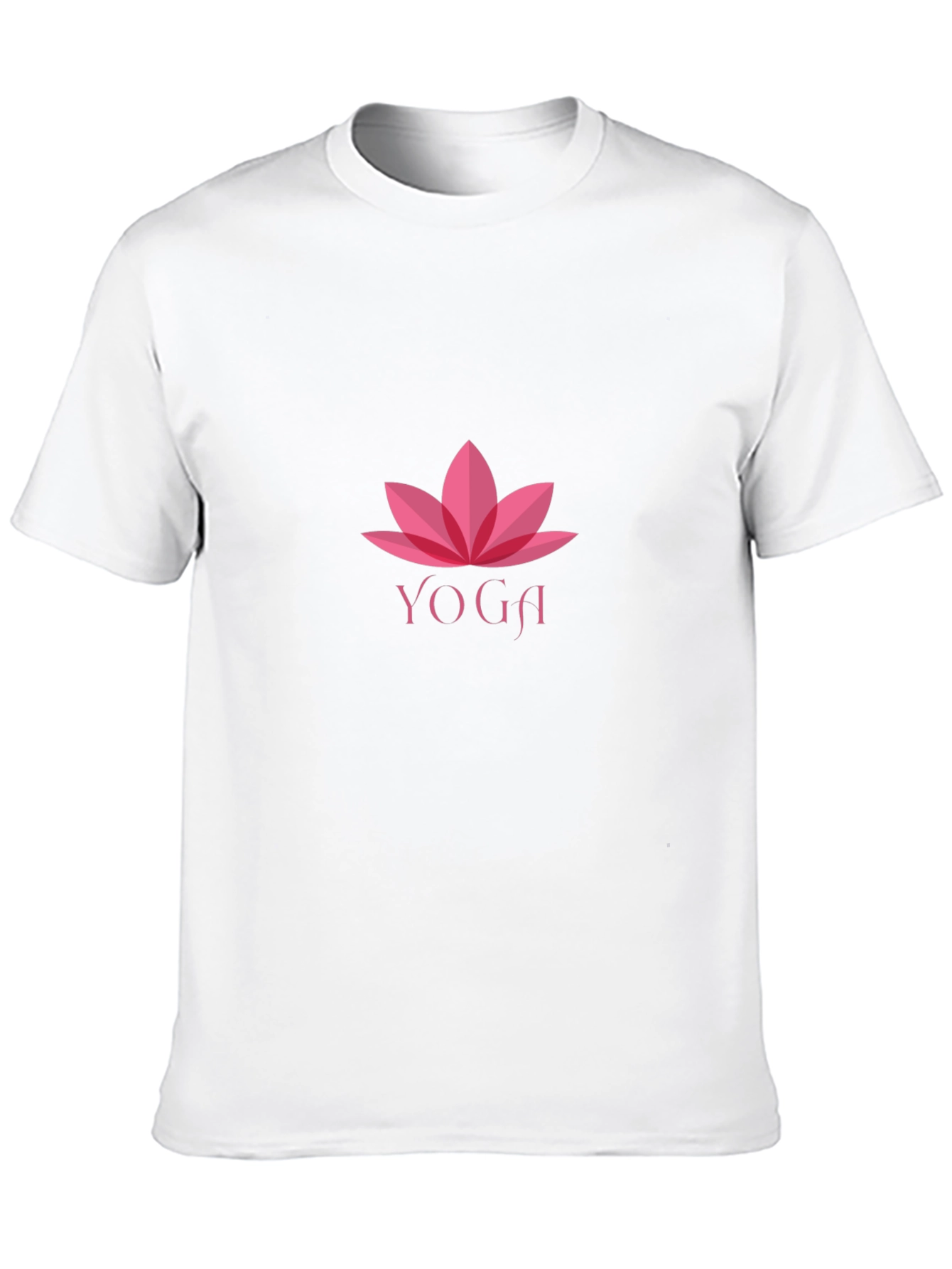 Black Yoga Lotus Flower Graphic T-Shirt view 10