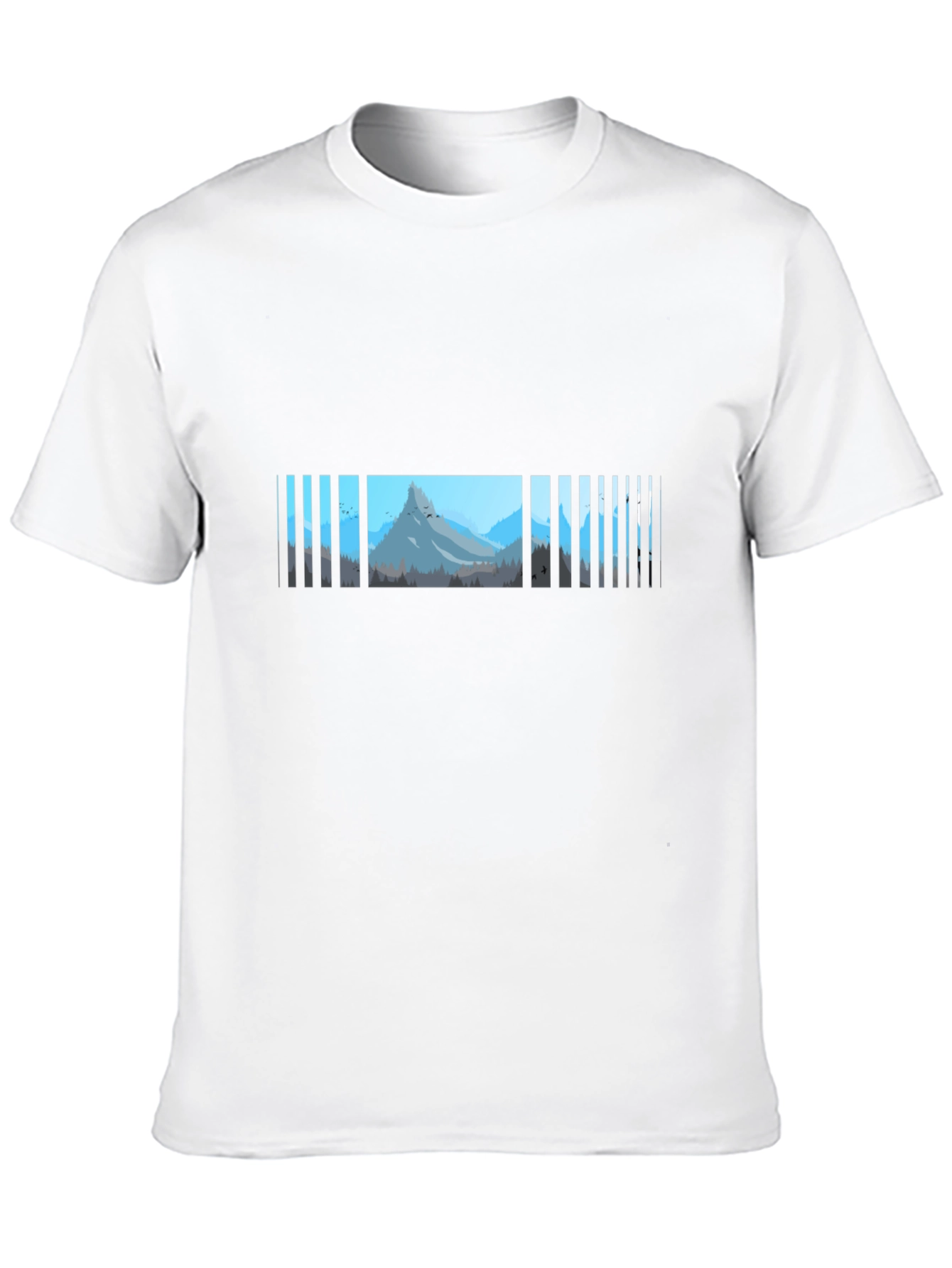 Black Mountain Barcode T-Shirt view 10