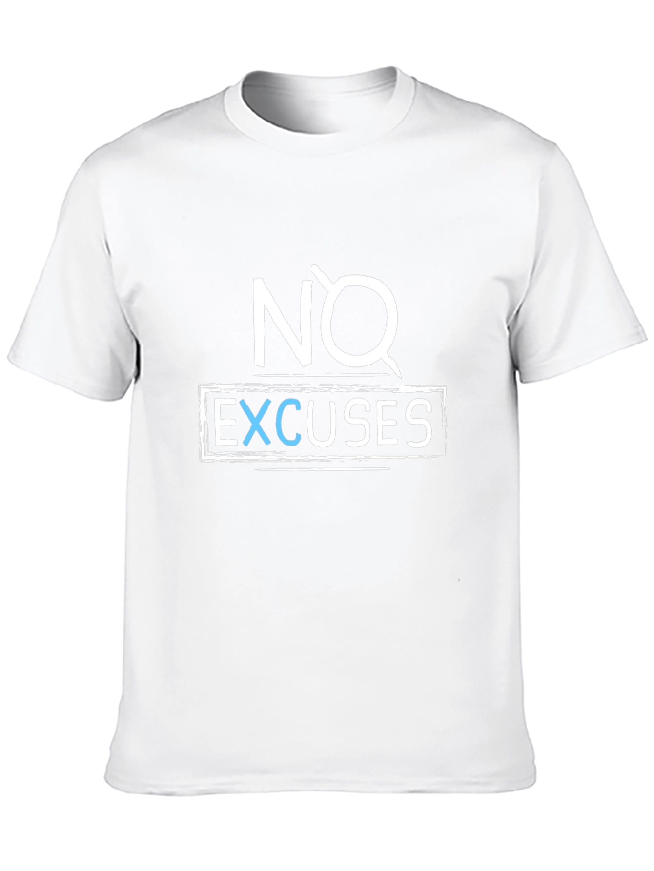 Black No Excuses Black Graphic T-Shirt view 10