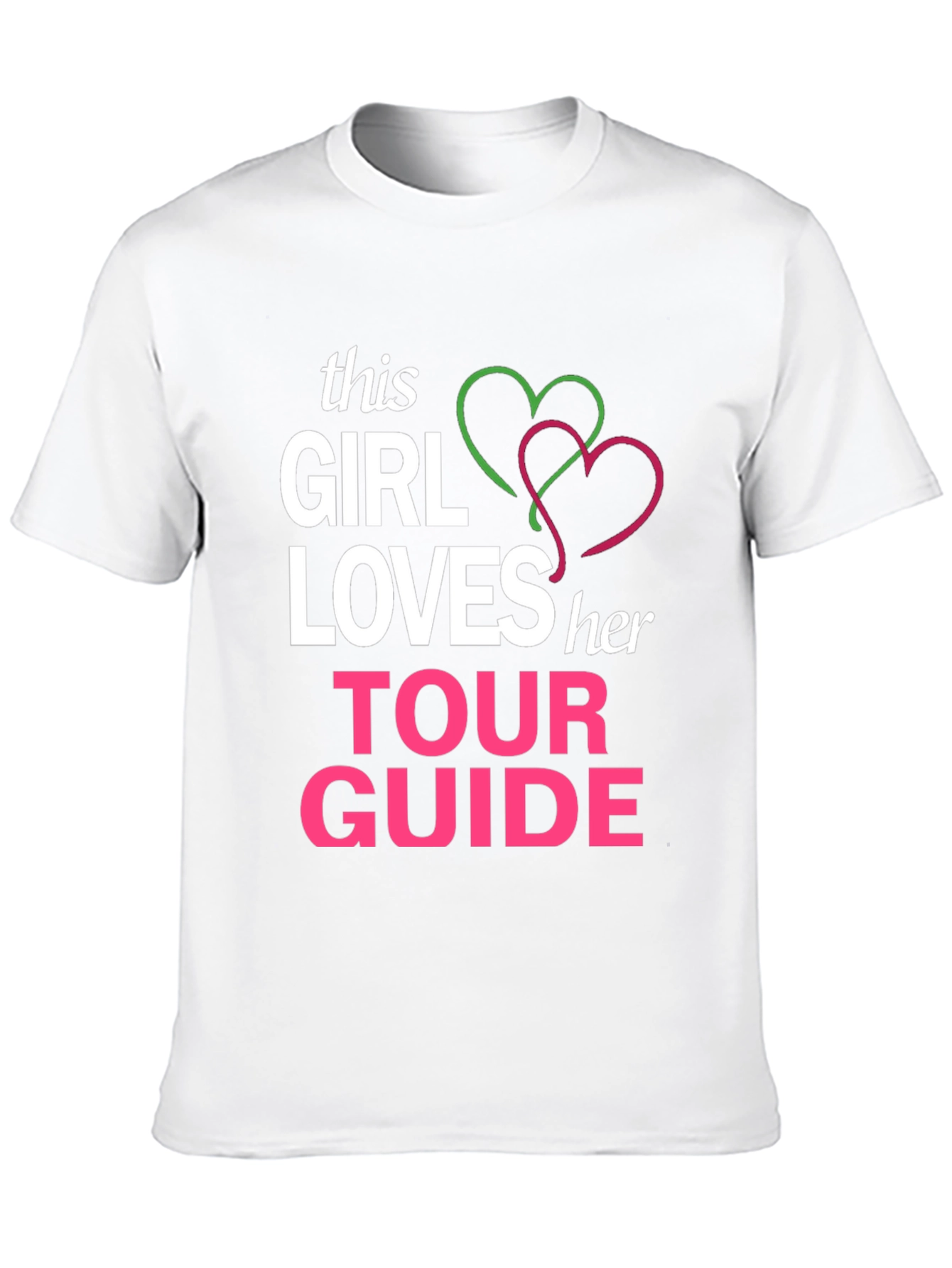 Black Tour Guide Love T-Shirt - Fun Graphic Tee view 10