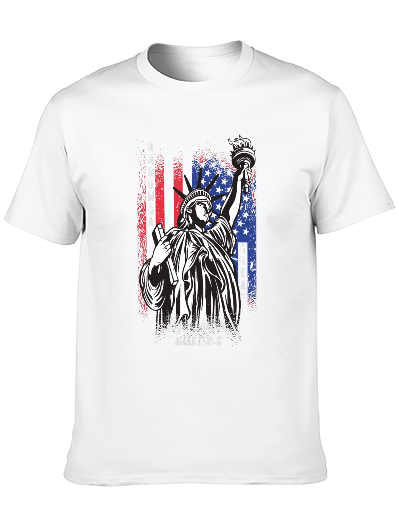 Black MAGA Statue of Liberty Graphic Tee view 10