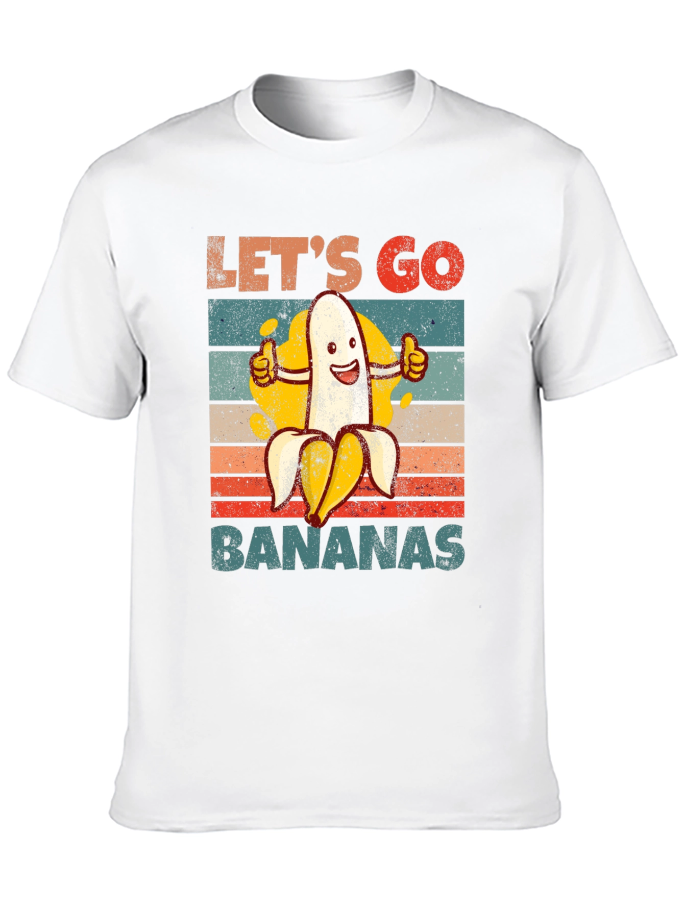 Black Let's Go Bananas Graphic T-Shirt view 10
