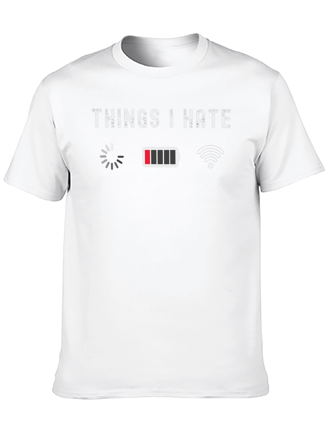 Black Things I Hate Funny Graphic Tee view 10