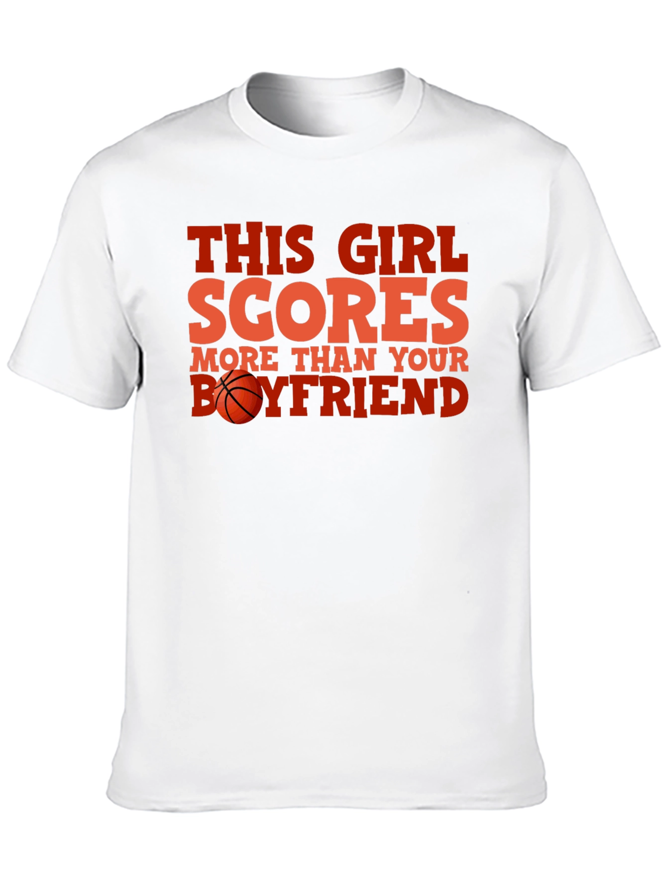 Black This Girl Scores Basketball Graphic Tee view 10